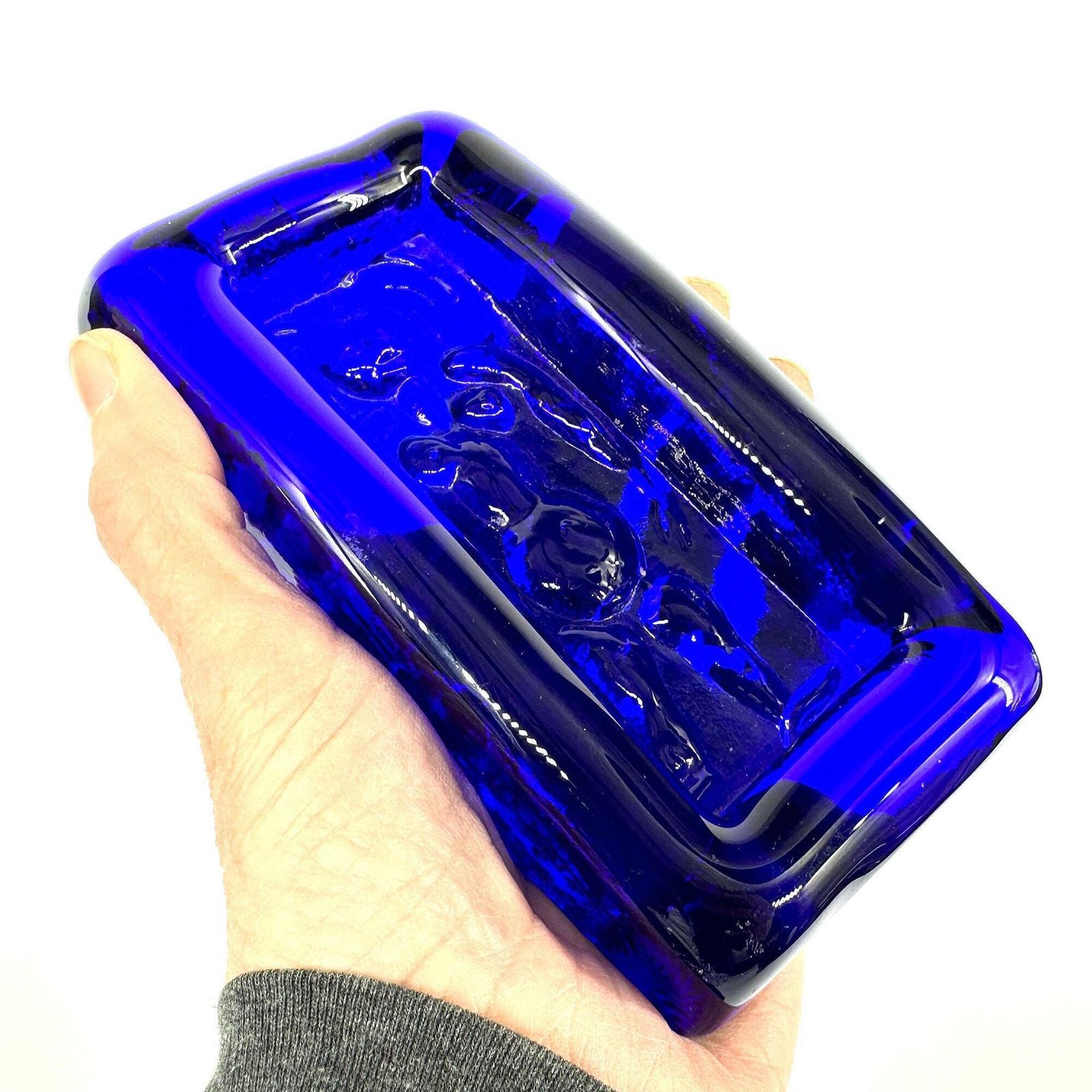 Scandinavian Art Glass – Erik Höglund For Kosta Boda, Cobalt Blue Nude Design photo 95.0