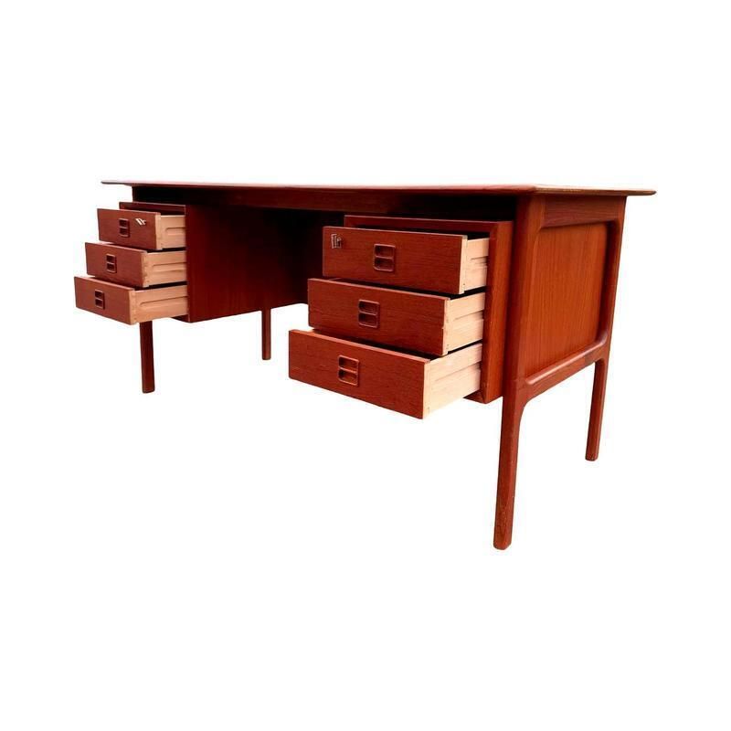Teak Writing Desk, Denmark, 1960s photo for sale