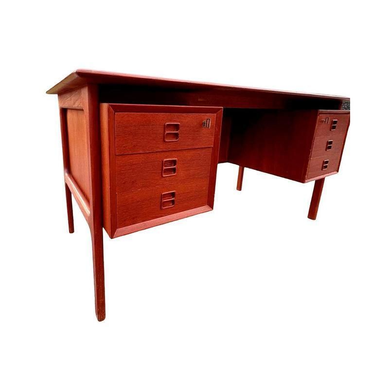 Teak Writing Desk, Denmark, 1960s photo vinterior