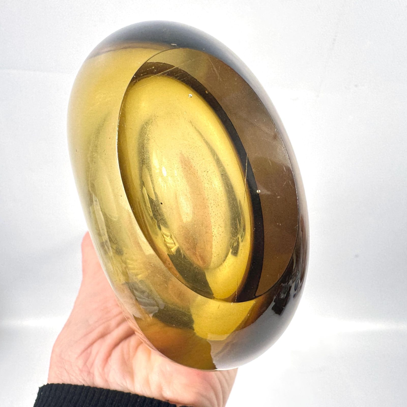 photo furniture 1960s Amber Art Glass Vase – åseda Glasbruk, Bo Borgström Design