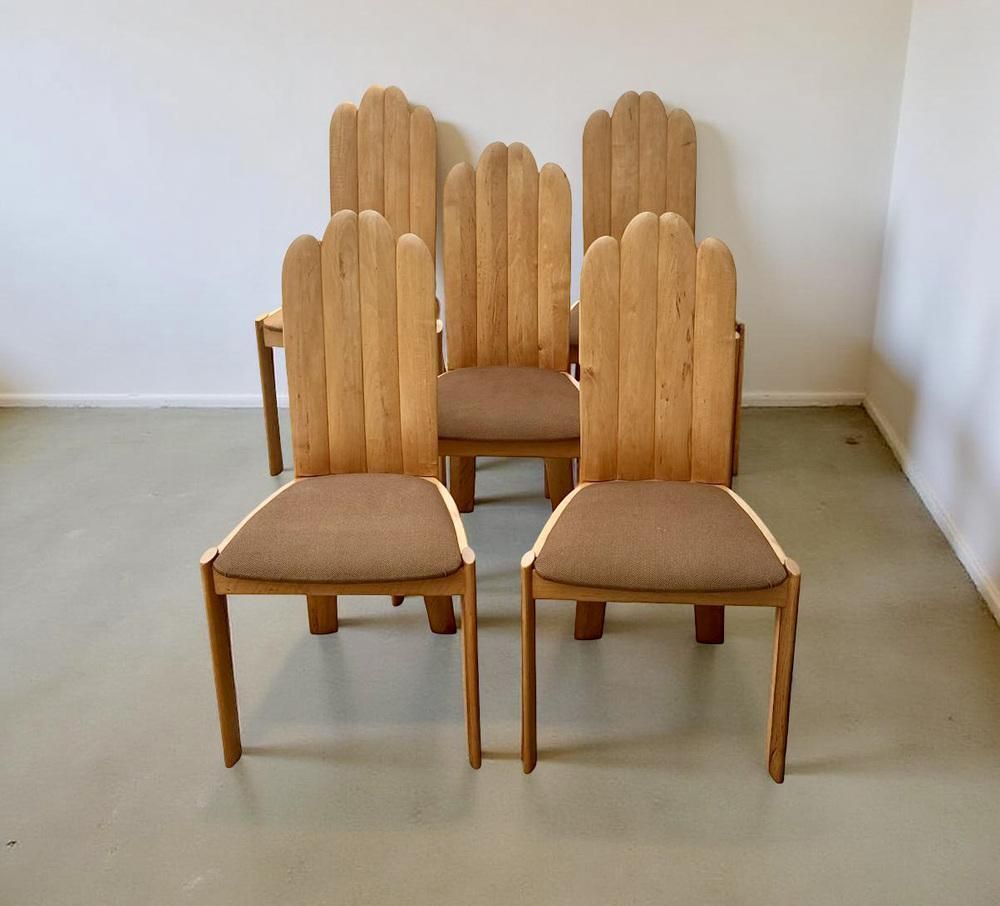 Scandinavian Maple Dining Chair Attributed To Poul Hundevad For Vamdrup Stolefabrik, Denmark, 1960s photo for sale