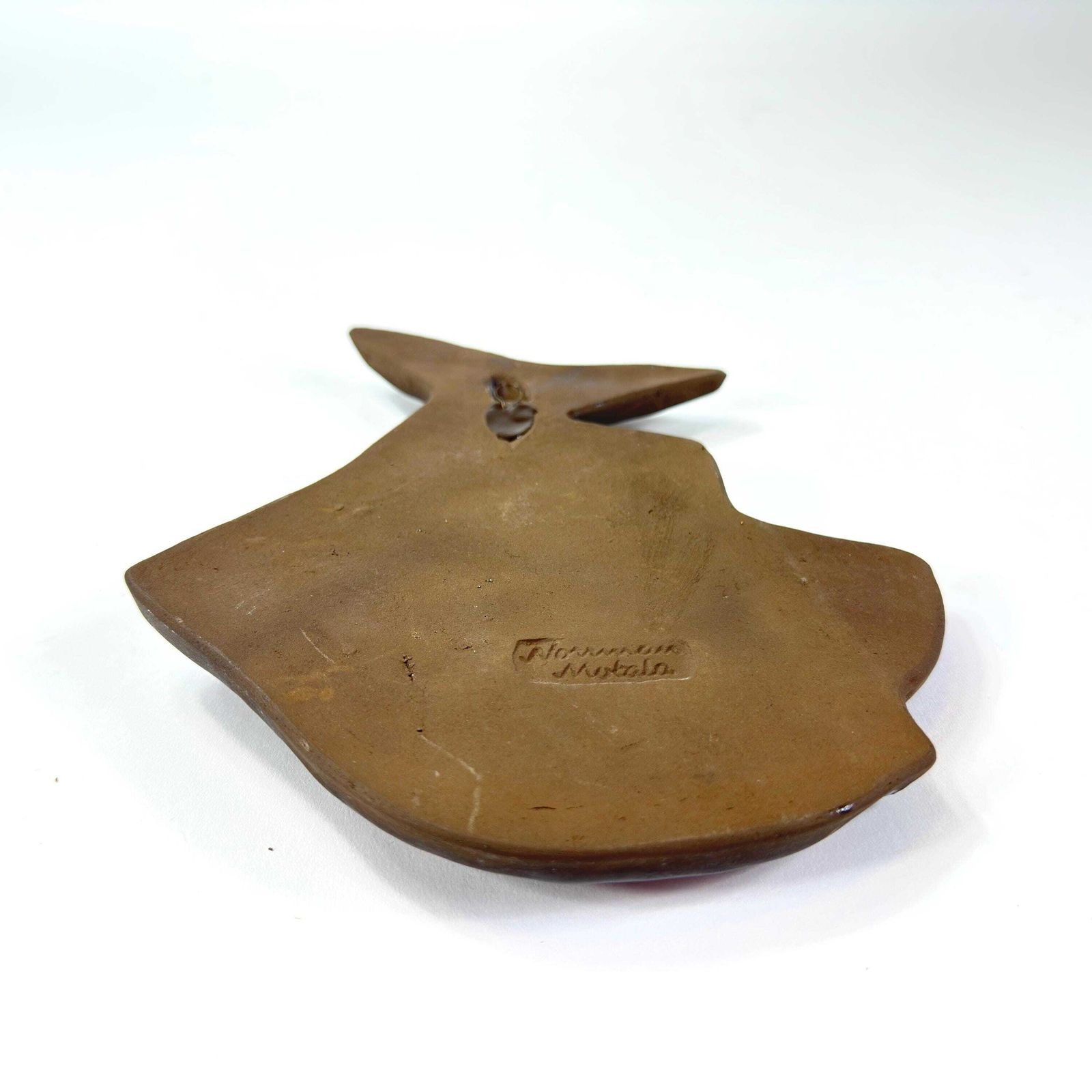 Vintage Danish Pottery Fish Wall Hanging – Norrman Motala, 1980s photo vintage