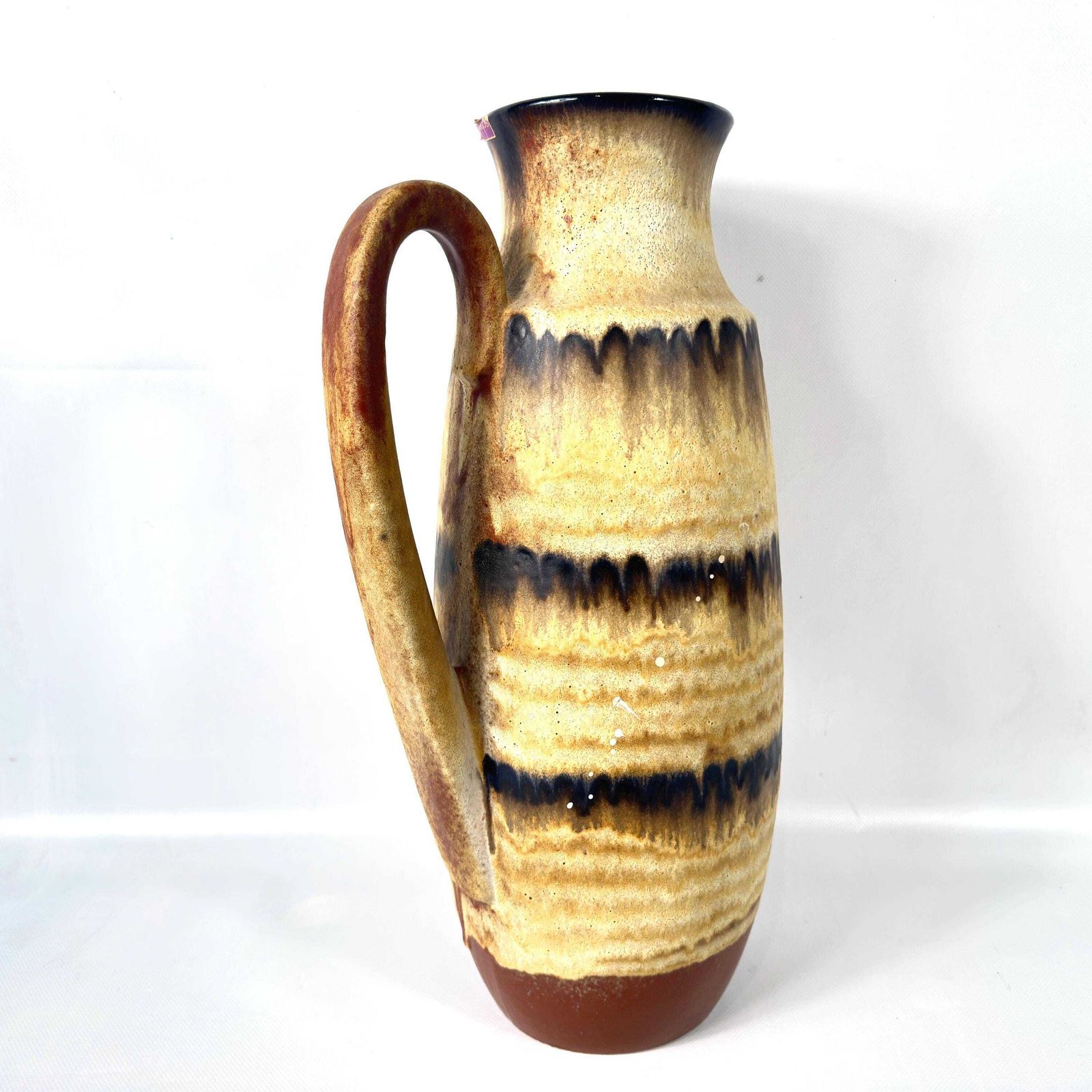 Mid Century Scheurich Pottery Vase – 1960s German Floor Jug, 47 Cm photo 161.0