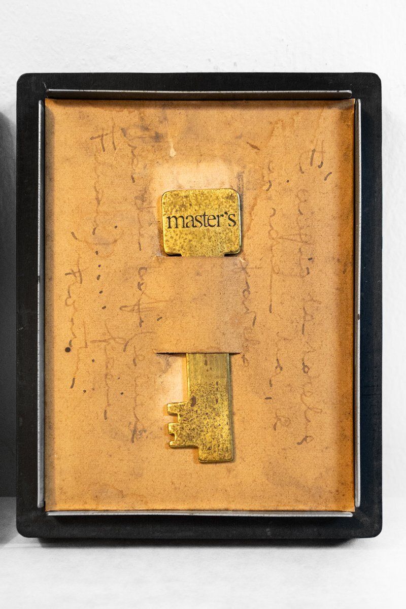 Sleutelbox Met Opdracht En Handtekening Van Gianfranco Frattini Voor Progetti, Jaren 1970 photo furniture