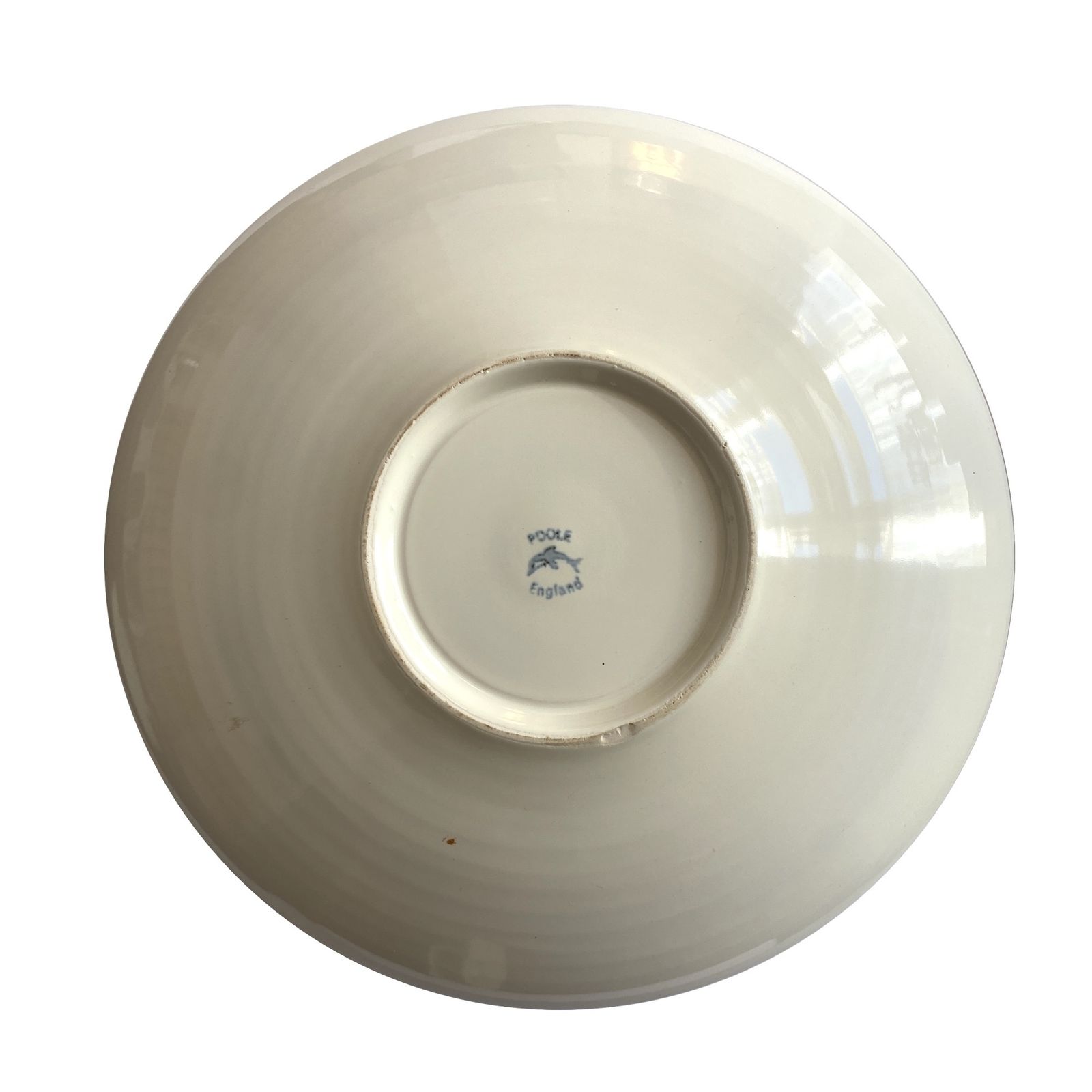 Large 11" Poole Pottery Bowl In Multicoloured Delphis Glaze  1960s English Pottery photo furniture