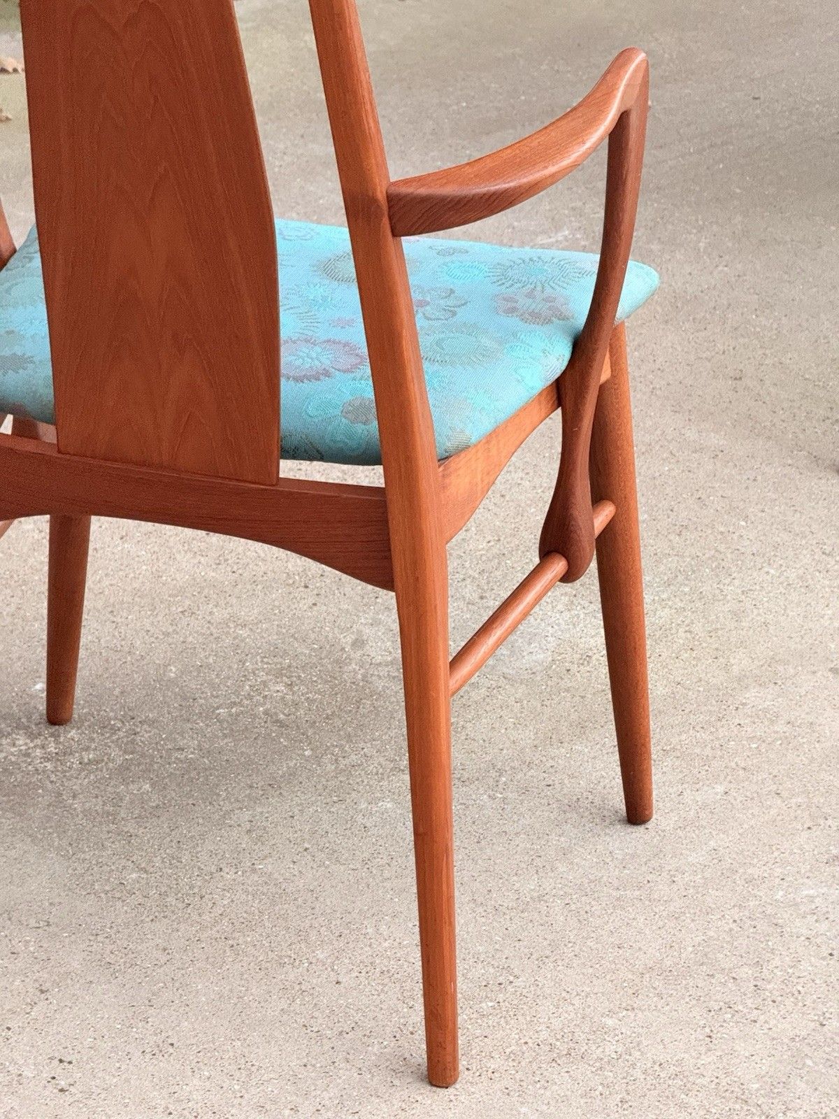 Rare Set 6(4+2) Nils Koefoeds “Eva” Teak Dining Chairs, Danish Modern, Hornslet photo vinterior