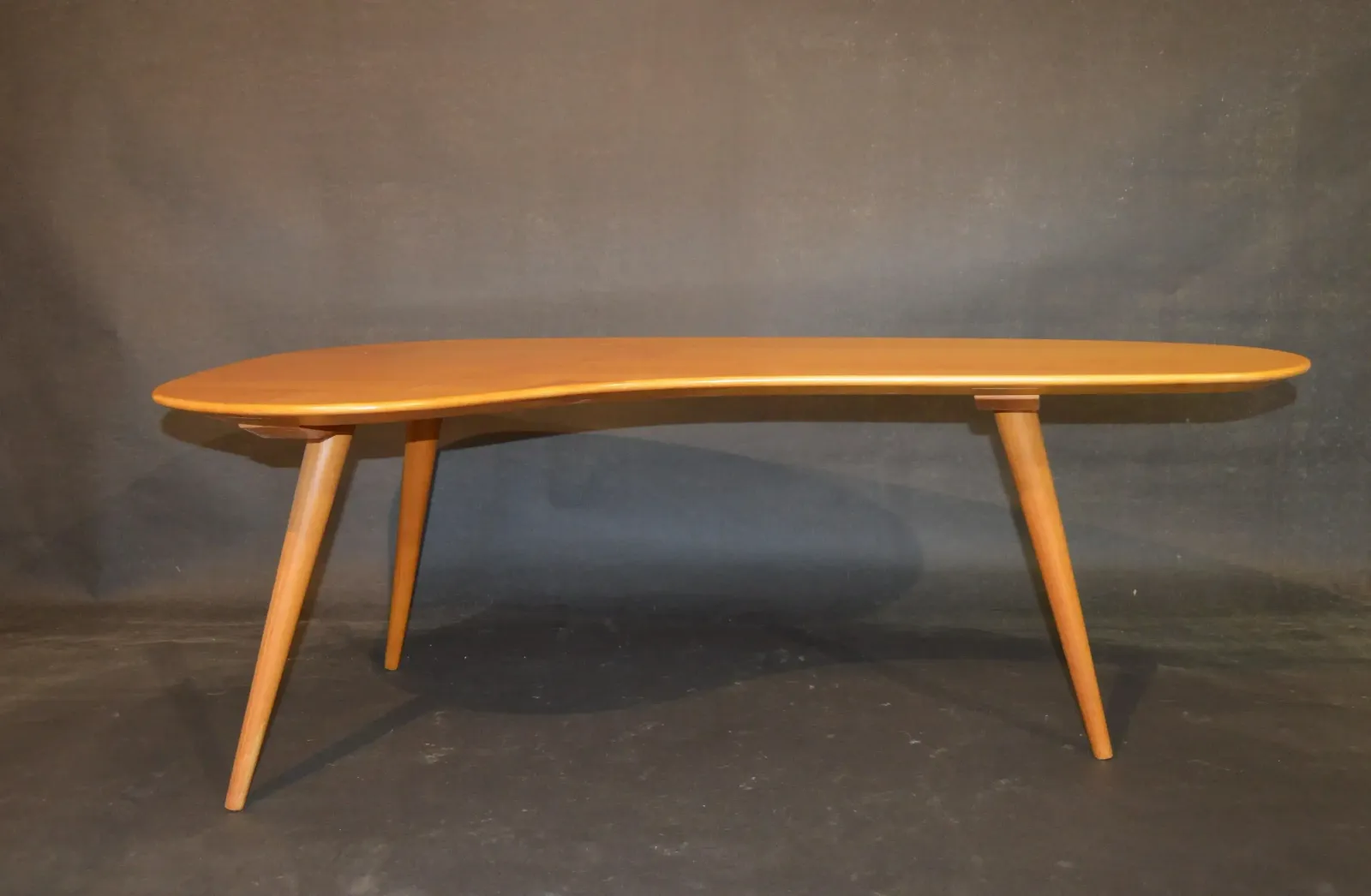 Kidney/Boomerang Shaped Coffee Table Attributed To Willy Van Der Meeren, 1970s photo for sale