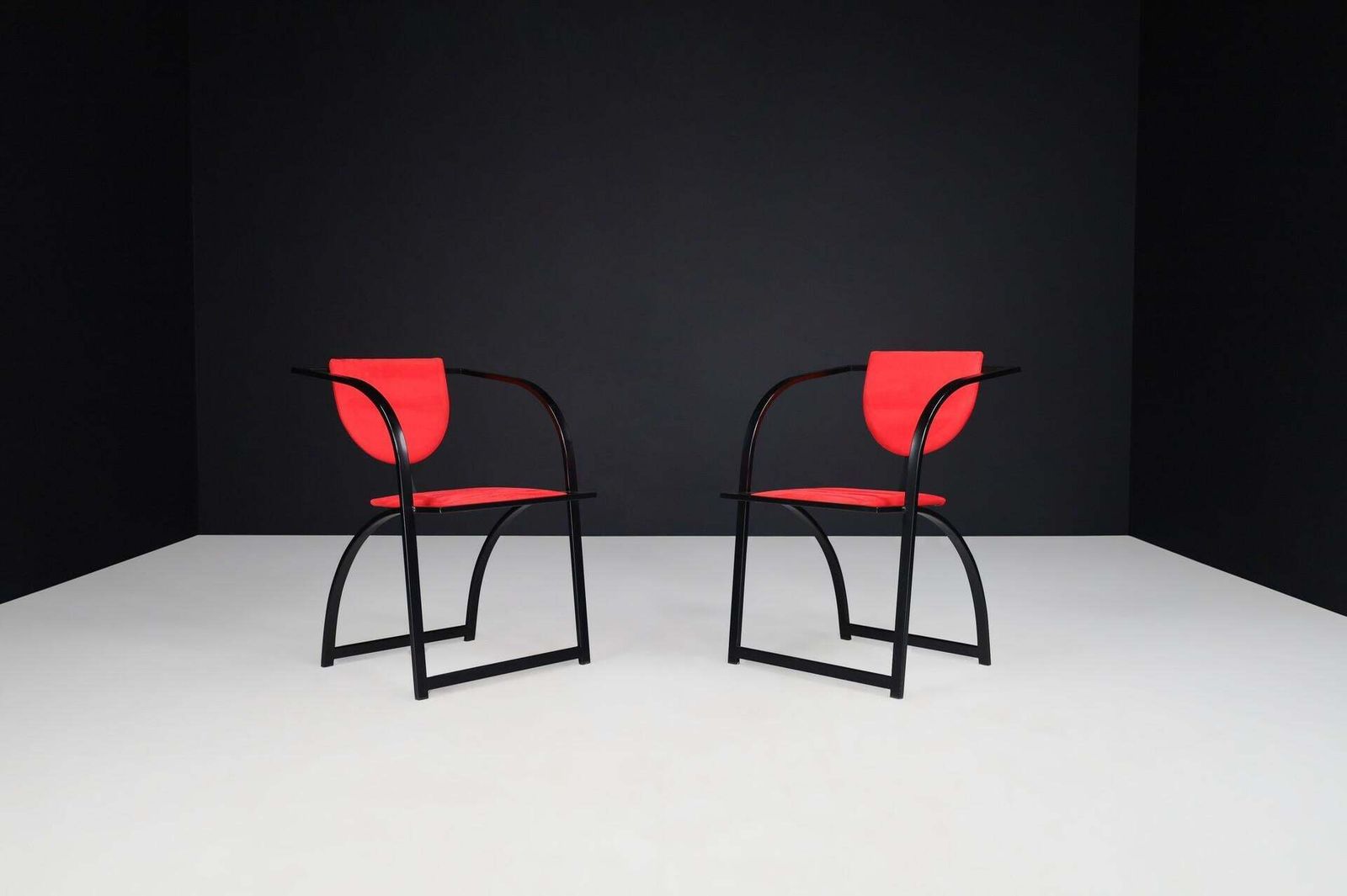 Furniture Striking Postmodern Armchairs By Kff Karl Friedrich, Germany, 1980s photo