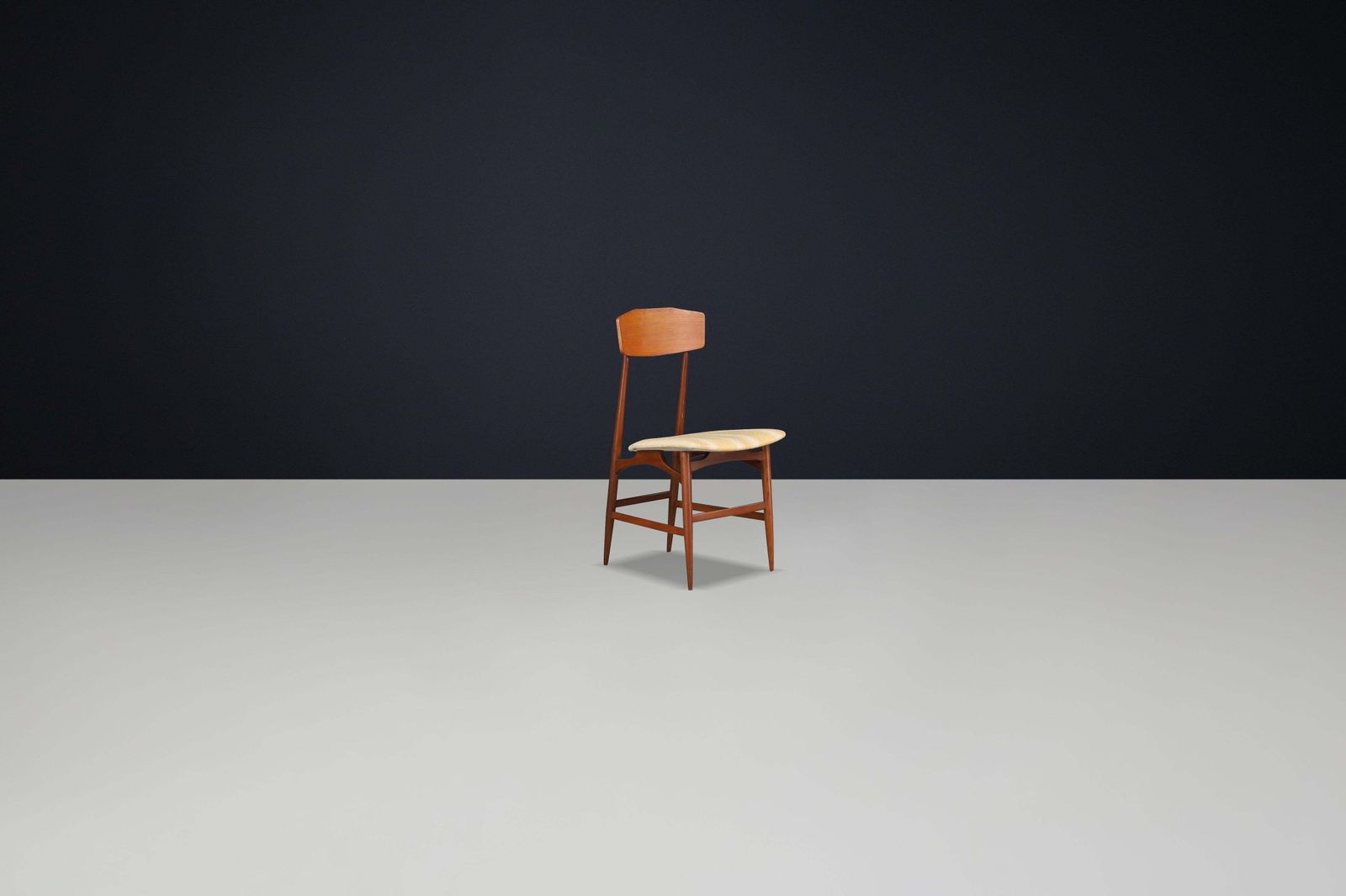Set Of 6 Mid Century Modern Dining Chairs By Silvio Cavatorta, Italy, 1950s photo buy