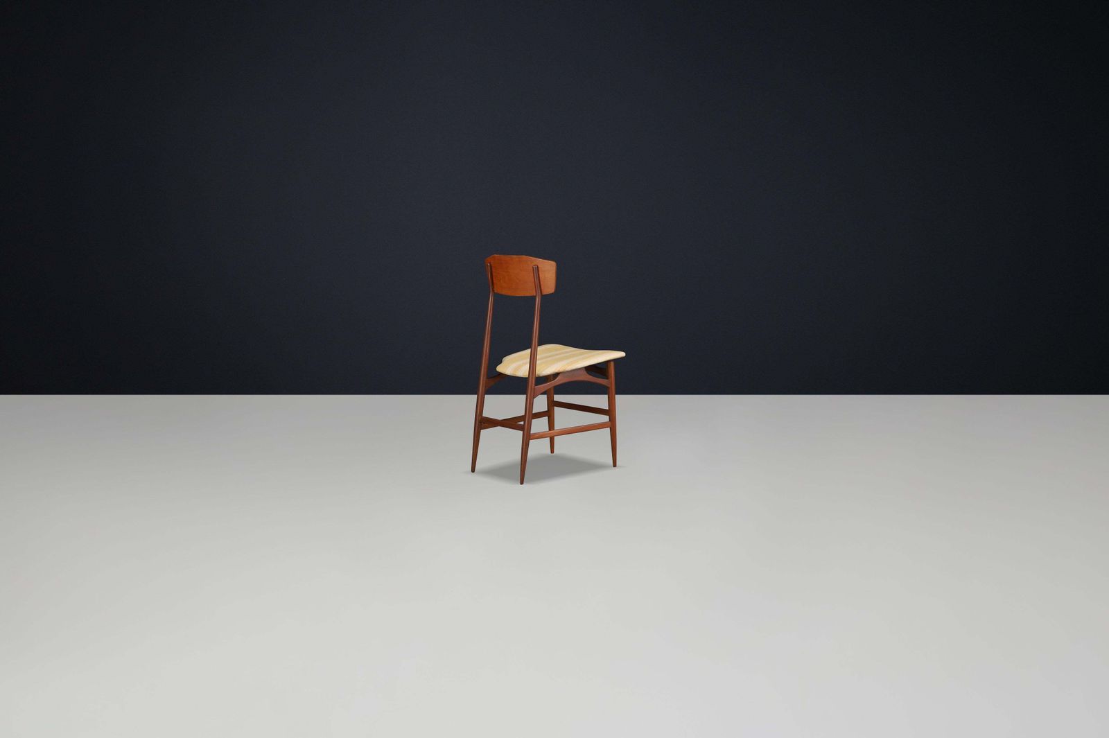 Set Of 6 Mid Century Modern Dining Chairs By Silvio Cavatorta, Italy, 1950s photo vintage