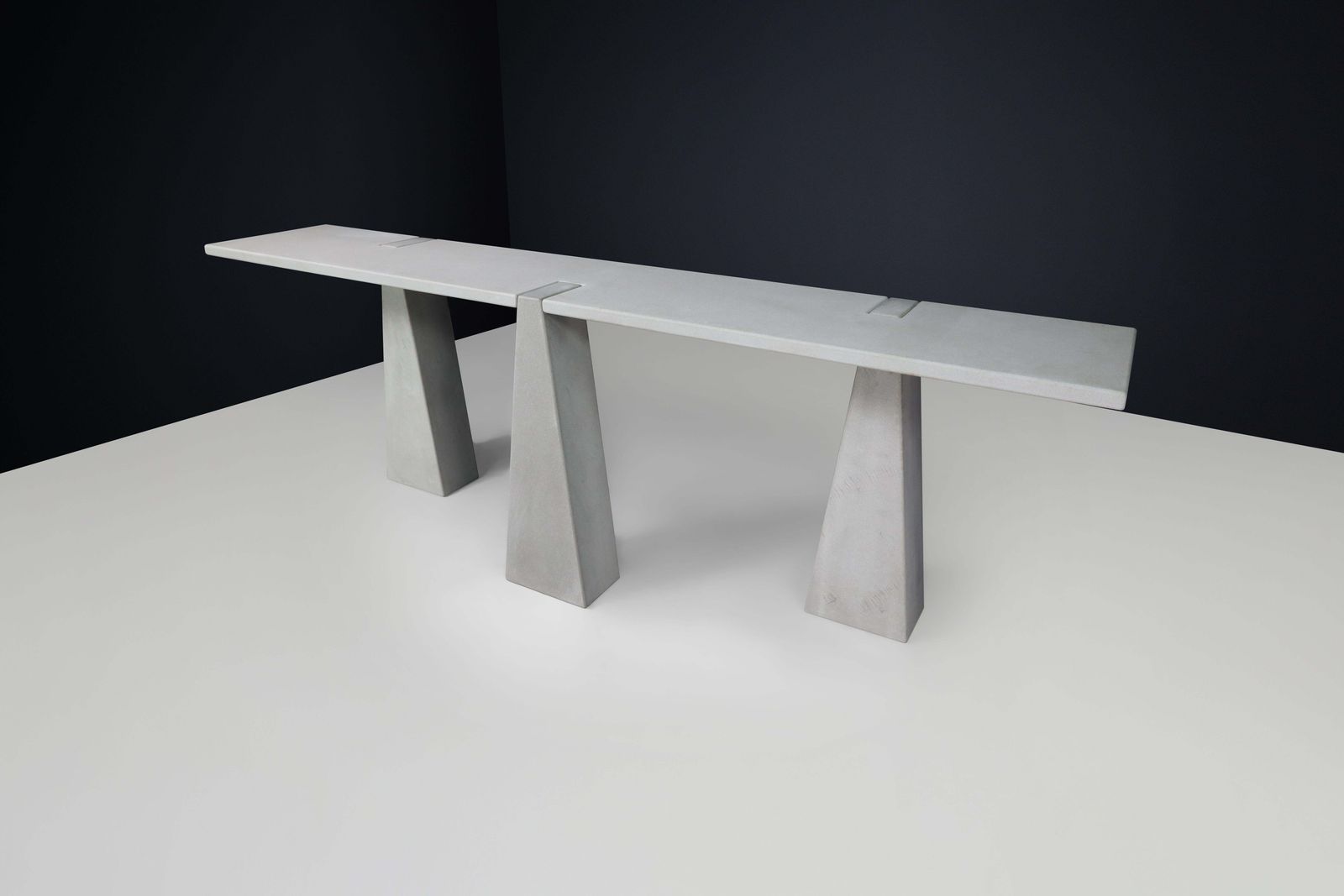 Pietra Serena' Inca'  Console By Angelo Mangiarotti For Skipper, Italy, 1978 photo vinterior