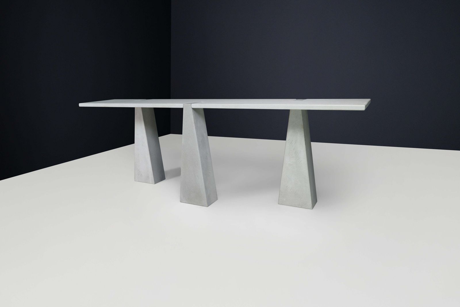 Pietra Serena' Inca'  Console By Angelo Mangiarotti For Skipper, Italy, 1978 photo vintage
