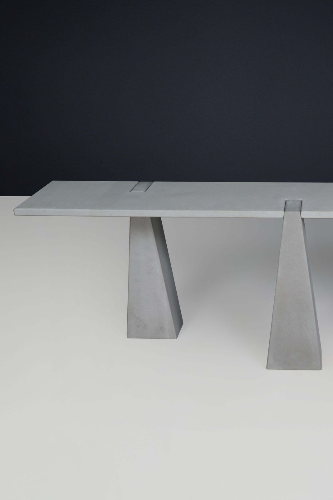 11694.0 Pietra Serena' Inca'  Console By Angelo Mangiarotti For Skipper, Italy, 1978 photo