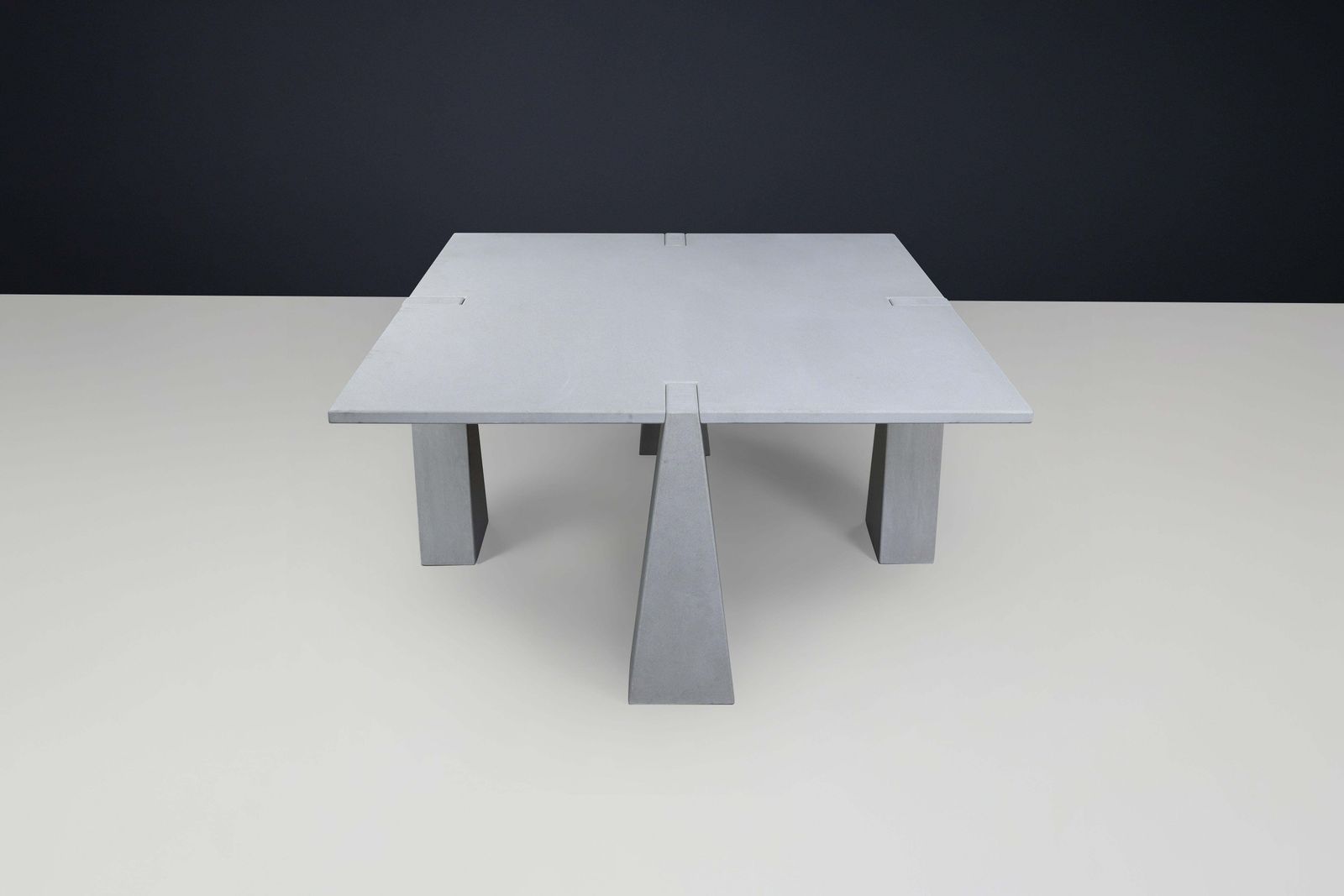 photo furniture Pietra Serena' Inca' Dining Room  Centre Table By Angelo Mangiarotti For Skipper