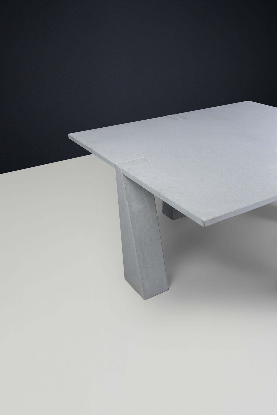 17070.0 Pietra Serena' Inca' Dining Room  Centre Table By Angelo Mangiarotti For Skipper photo
