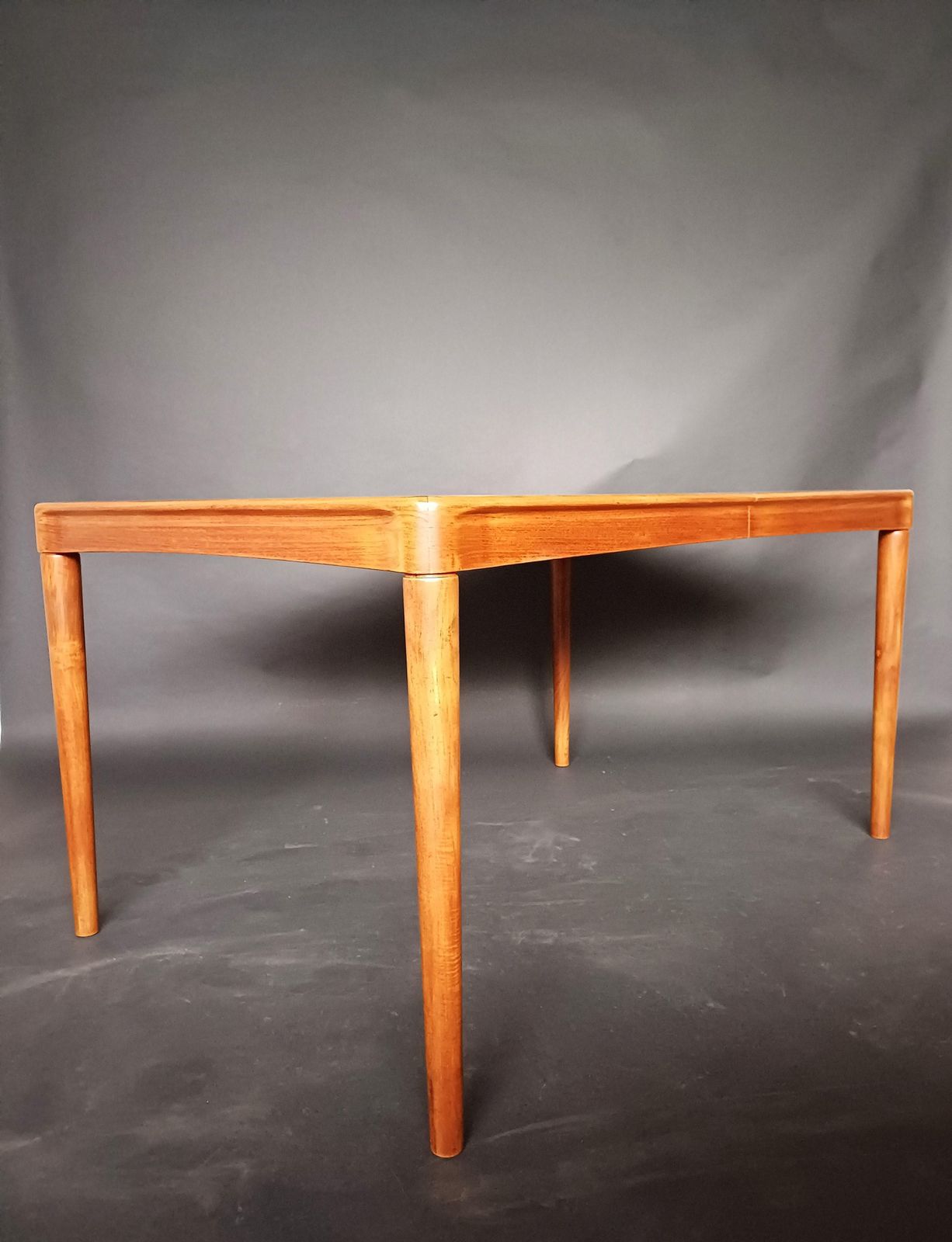 Mid Century Modern Extendable Teak Dining Table By H.W. Klein For Bramin photo for sale