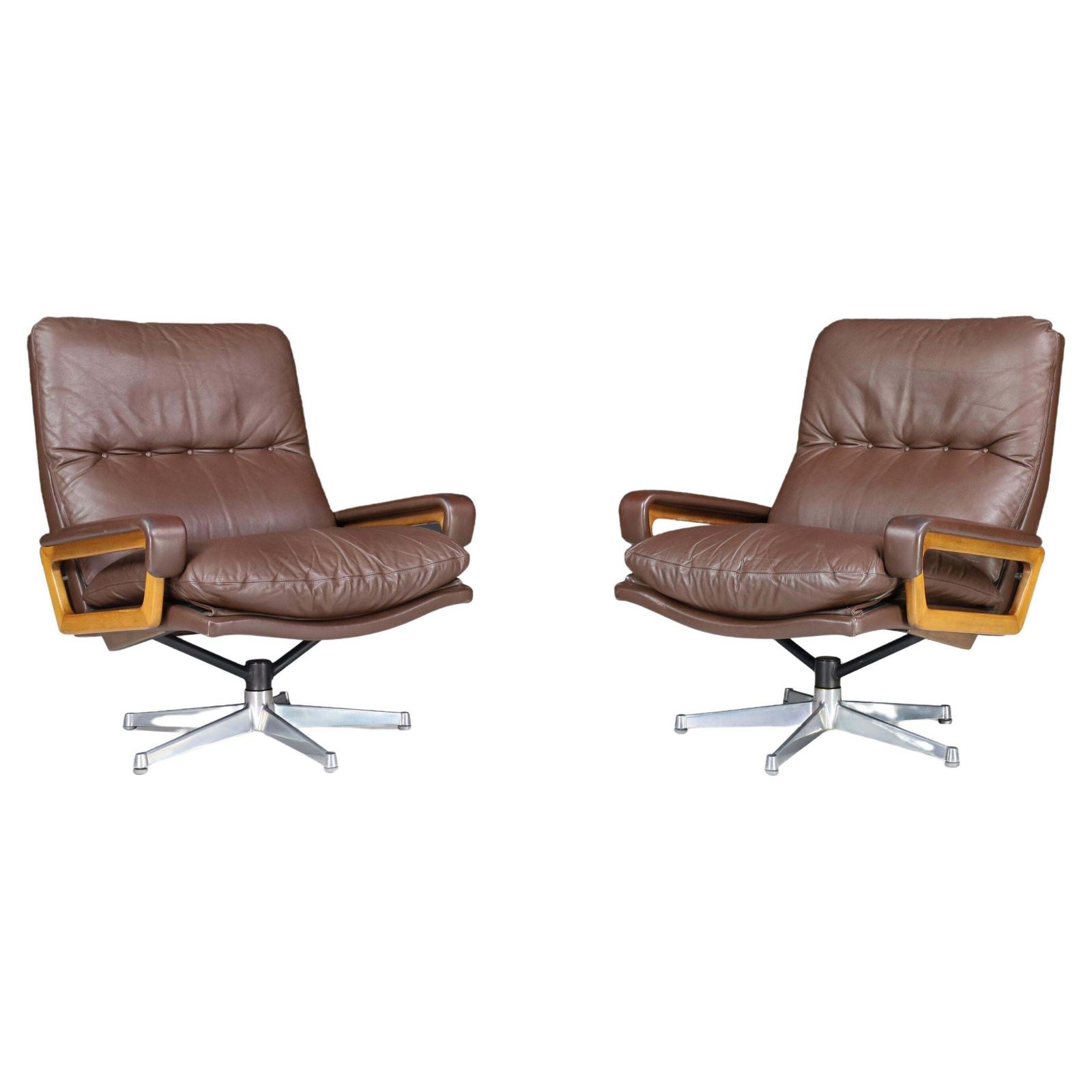 'King' Chairs By André Vandenbeuck For Strässle, Switzerland, 1970s