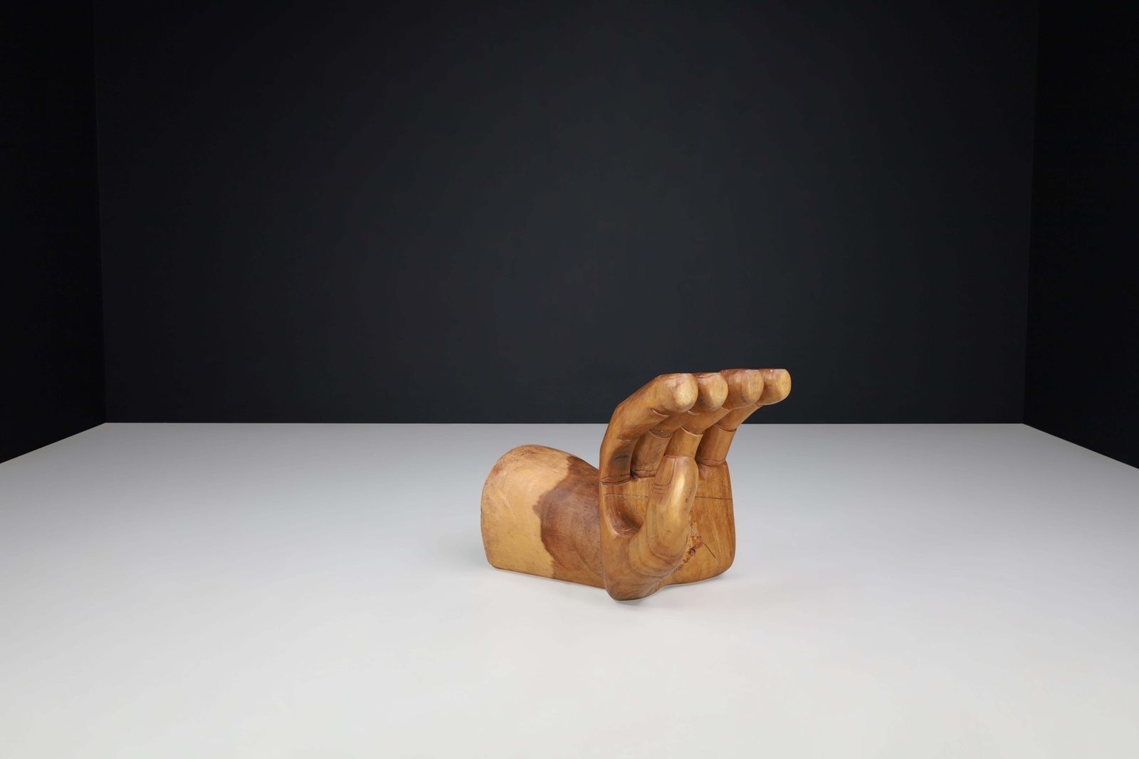 Mid Century Modern Sculptural Hand Chair In The Style Of Pedro Friedeberg, 1970s photo Furniture