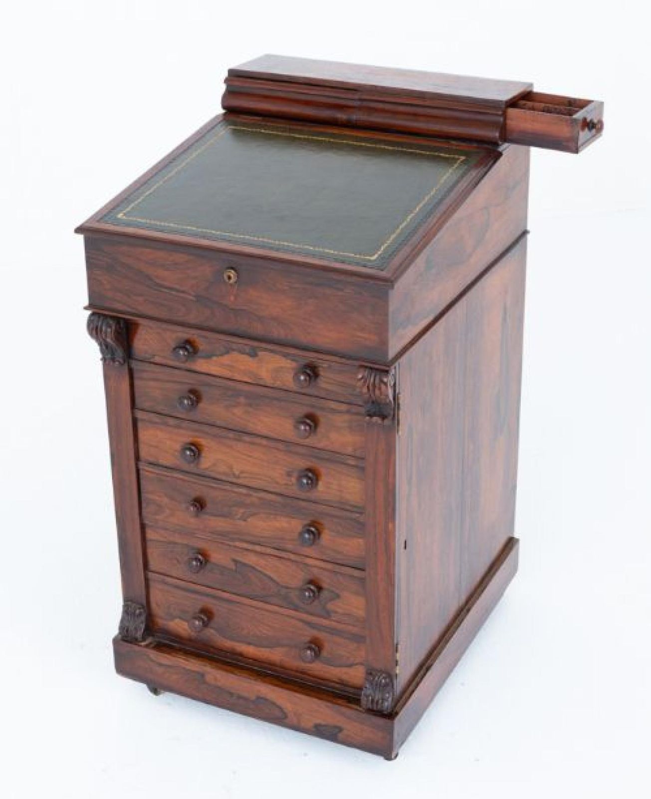 William IV Davenport Desk Slide Top 19th Century photo Furniture