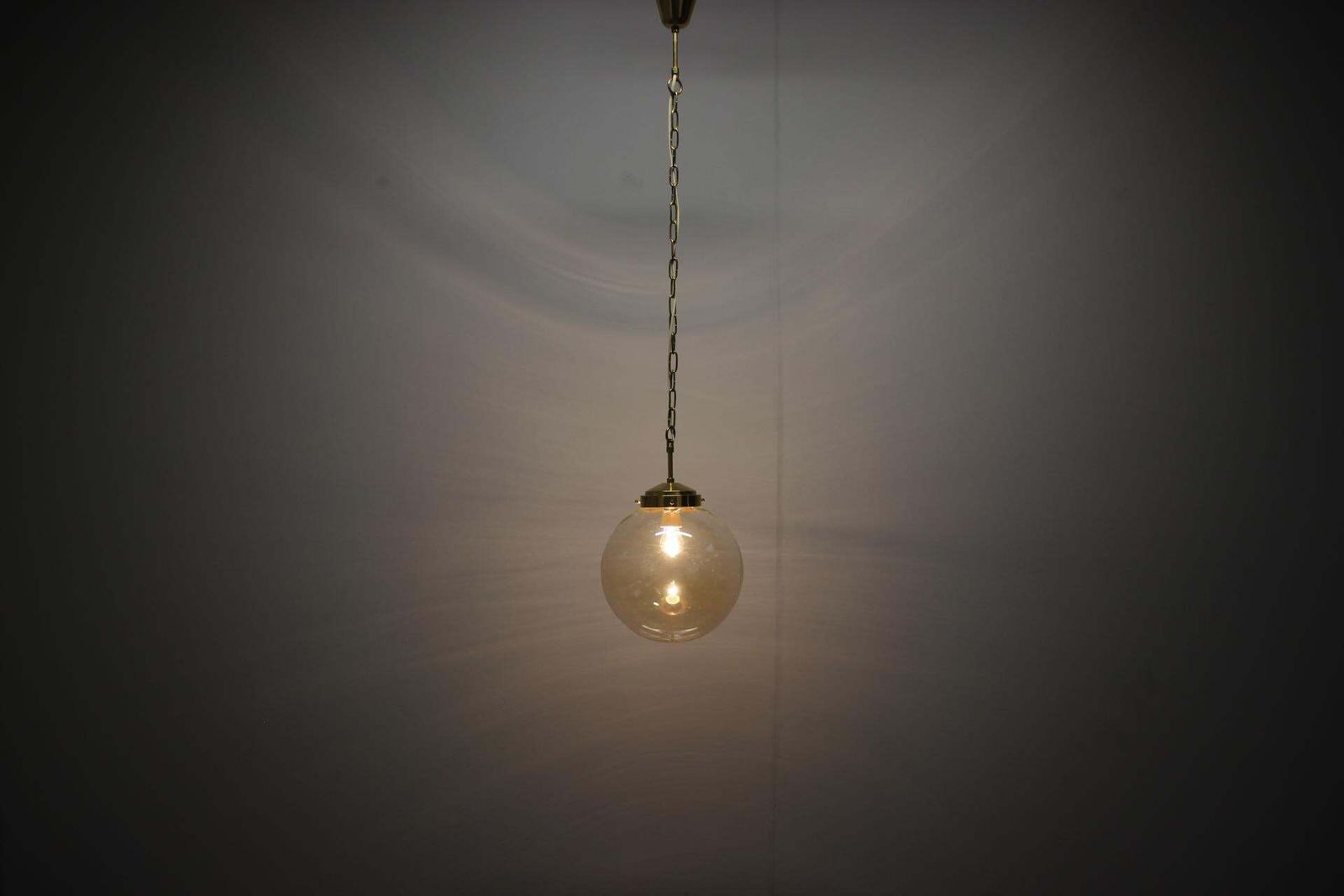 Mid Century Big Pendant By Kamenický šenov, 1960s, Czechoslovakia photo vintage