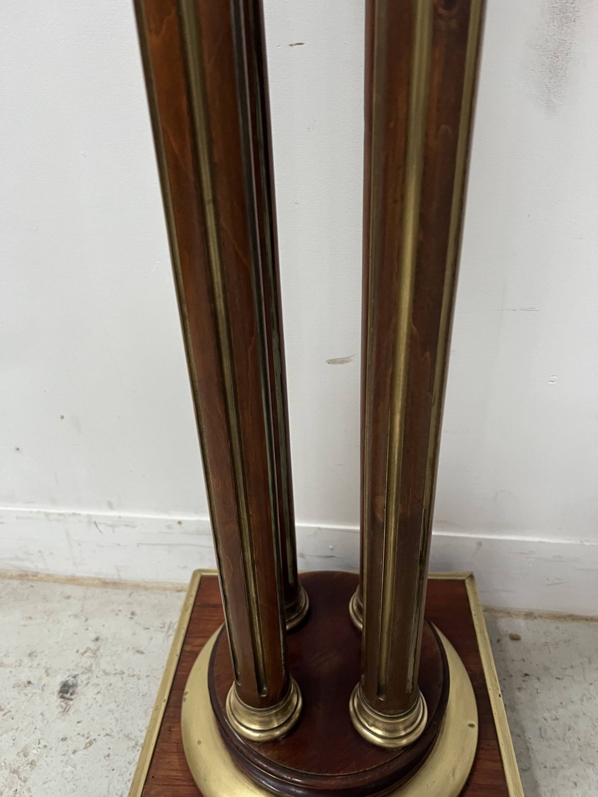 Napoleon III Style Mahogany Display Column, 20th Century photo Home Decor
