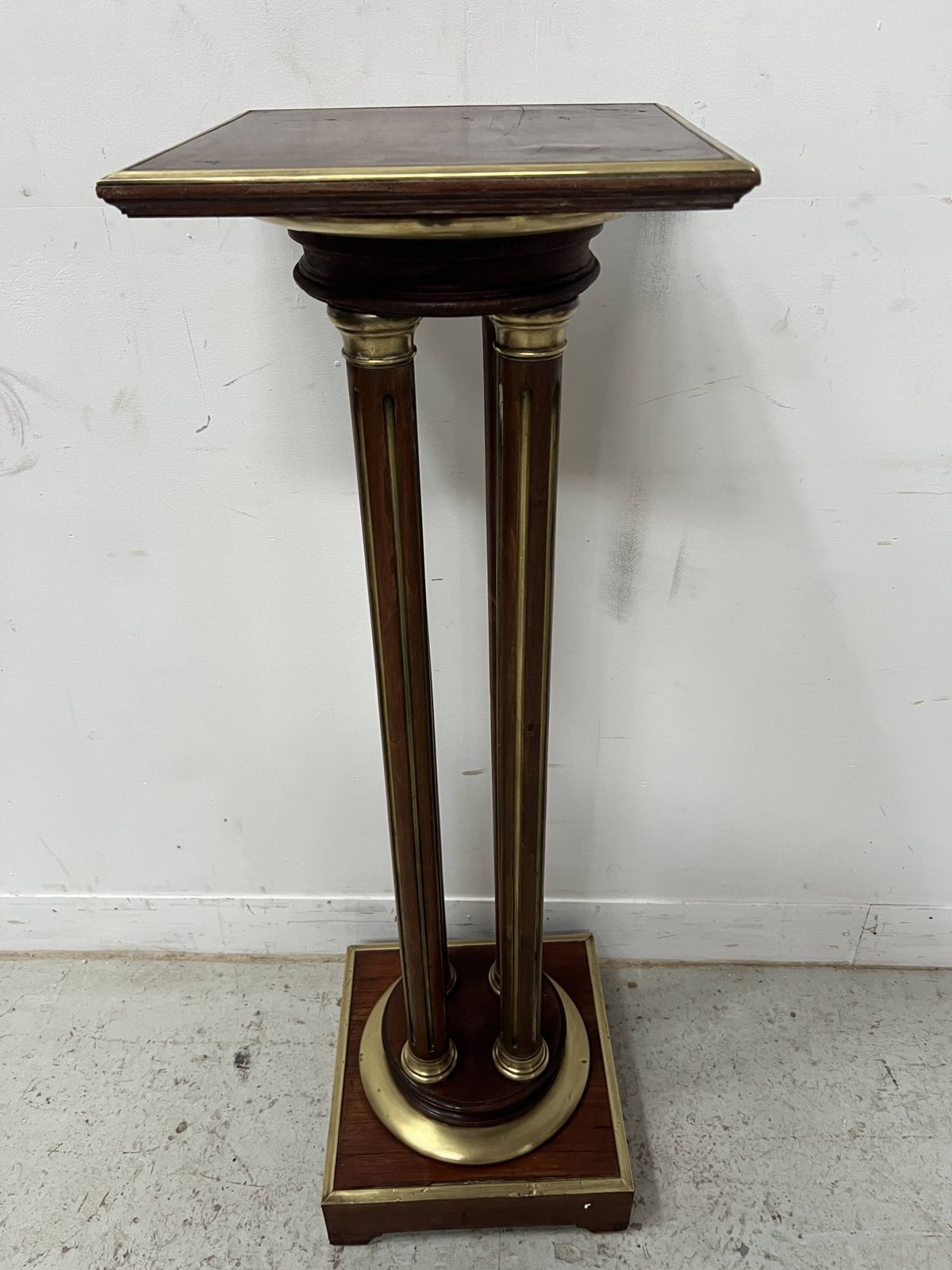 photo for sale Napoleon III Style Mahogany Display Column, 20th Century