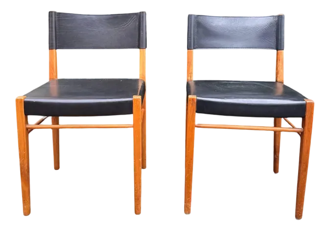 Model 3024 Chairs By Helmut Magg For Deutsche Werkstätten, Set Of 7