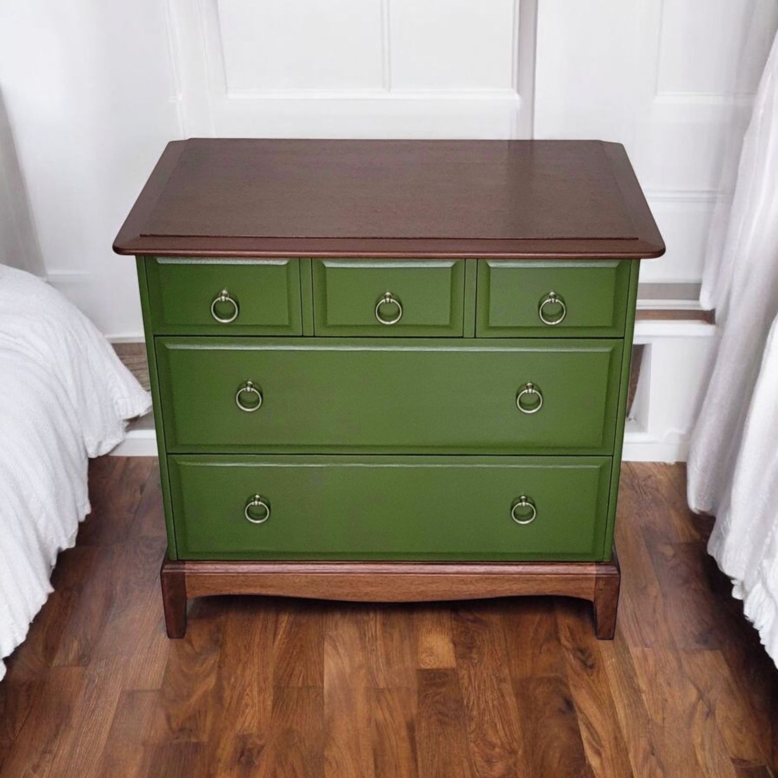 Stag Minstrel Chest Of Drawers Painted To Order photo furniture