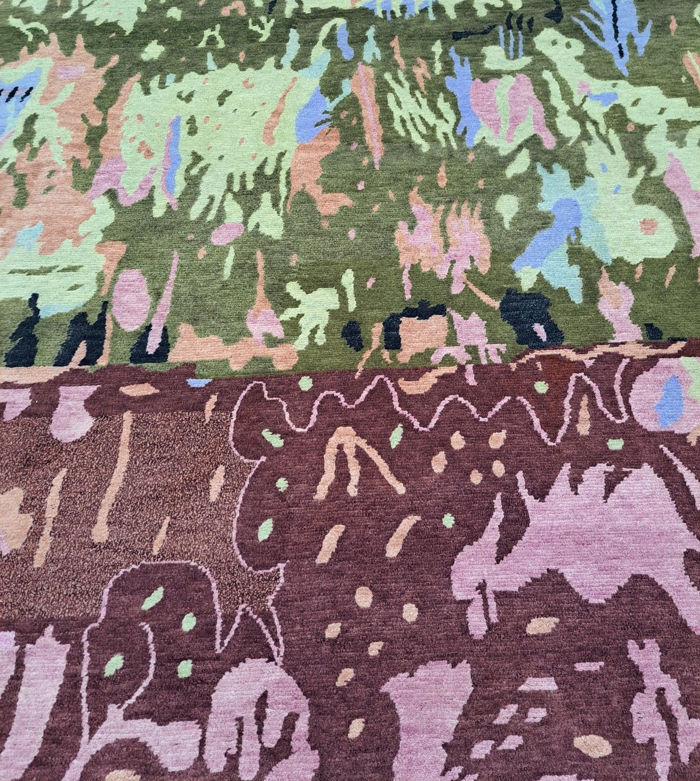 8x10 Ft Hand Knotted Nepalese Rug. 100% Wool & Silk Touch. Brand New Carpet photo for sale