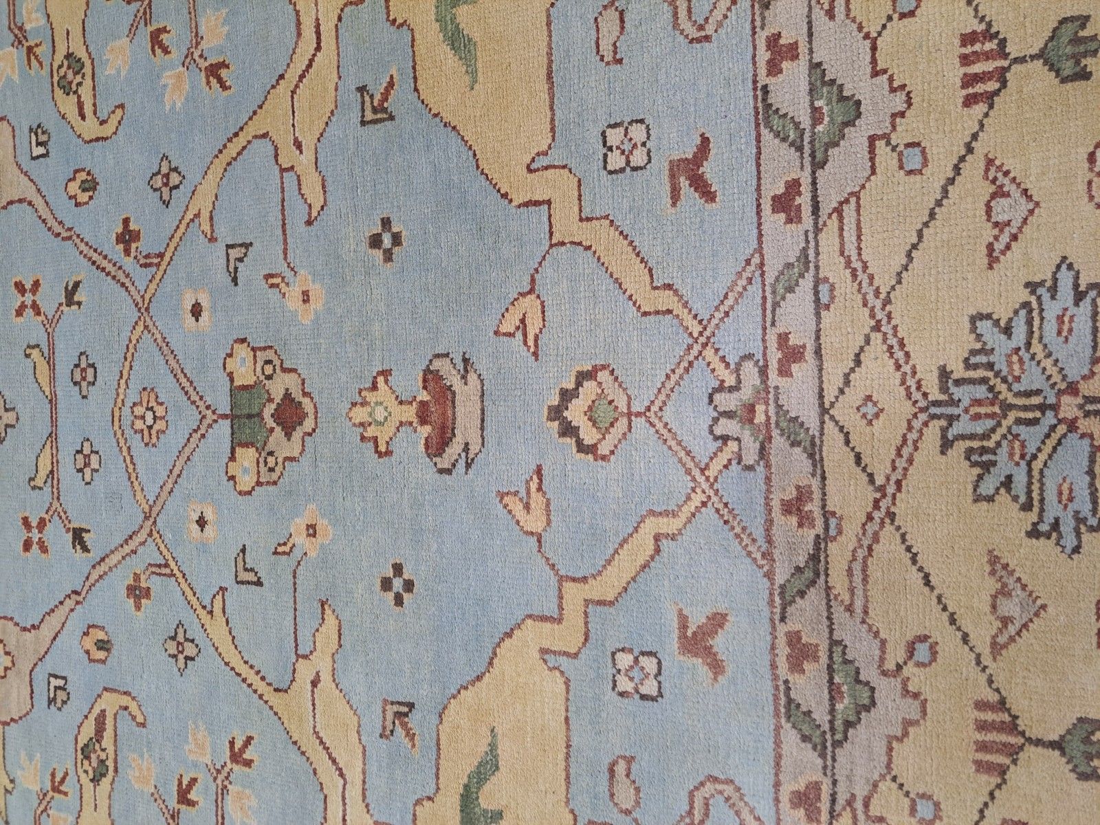 8x10 Ft Brand New Handmade Oushak Style Rug. 100% Wool. Hand Knotted Carpet photo furniture