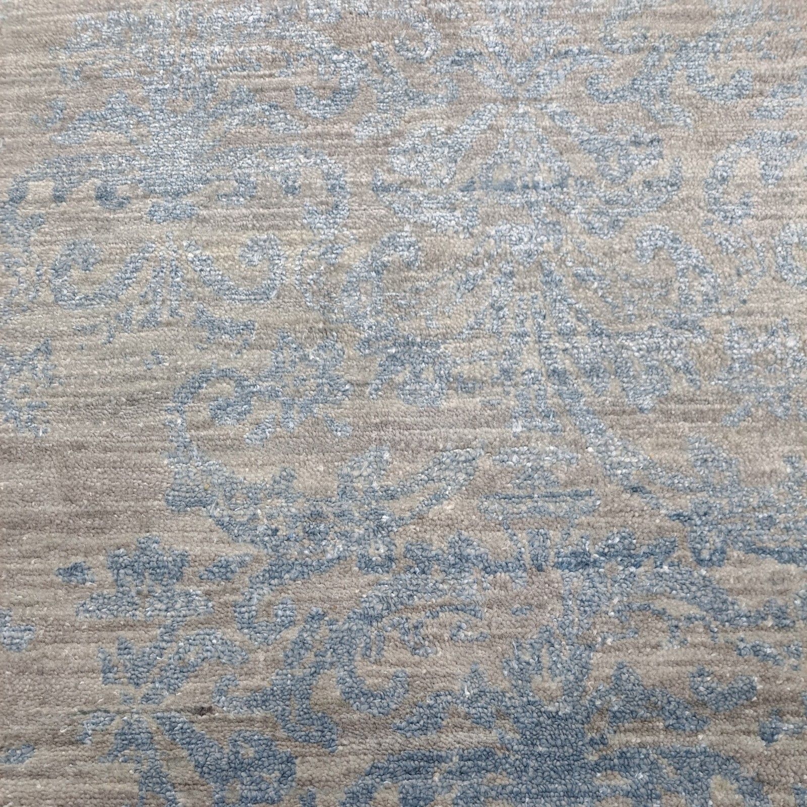 5.6x8 Ft Luxury Hand Knotted Silk Rug. 100% Pure Silk Modern Design Carpet photo vinterior