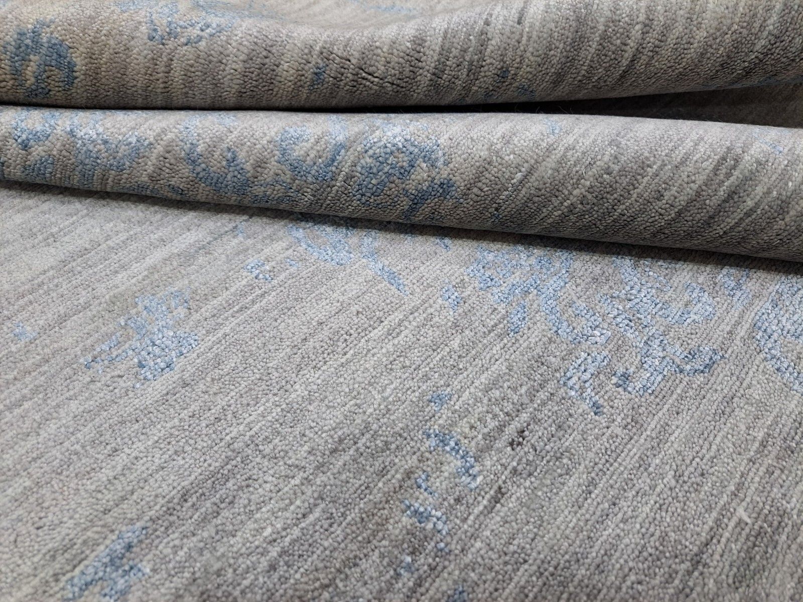 5.6x8 Ft Luxury Hand Knotted Silk Rug. 100% Pure Silk Modern Design Carpet photo vintage