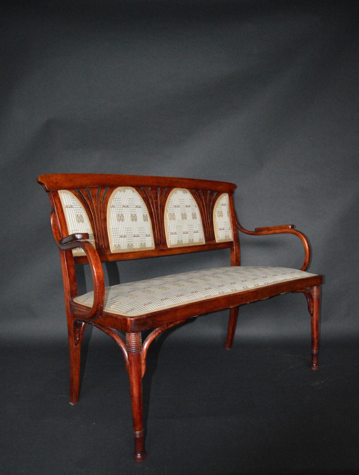 Vienna Secession Seating Set By J&J Kohn, Austria, 1910s, Set Of 3 photo furniture
