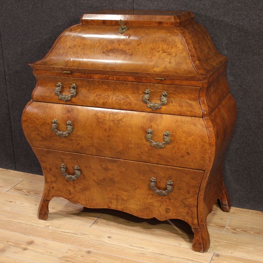 Furniture 20th Century Louis XV Style Lombard Bureau photo