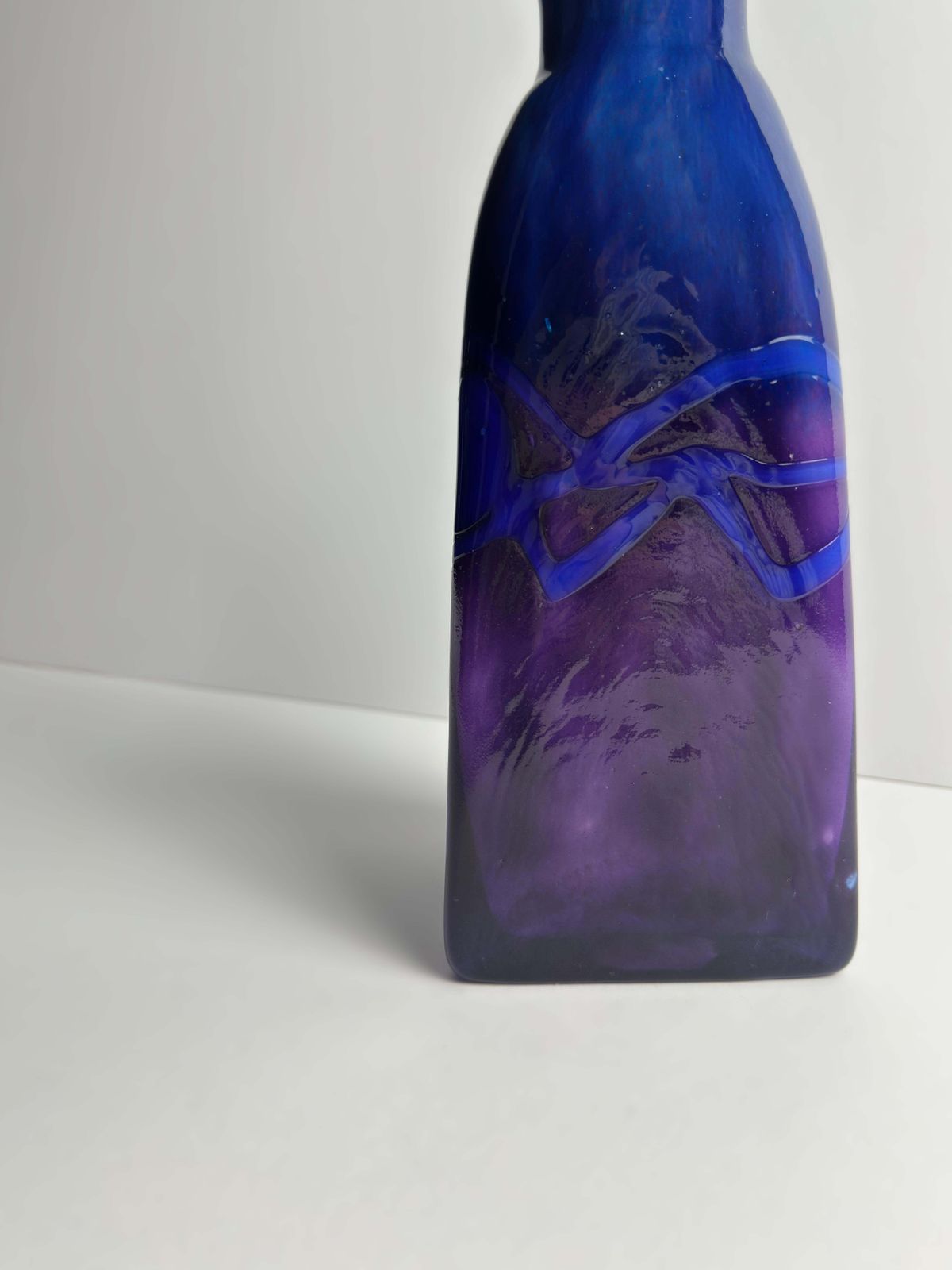 Postmodern Art Glass Vase By Colin Terris For Caithness, Scotland, 1990s photo Home Decor