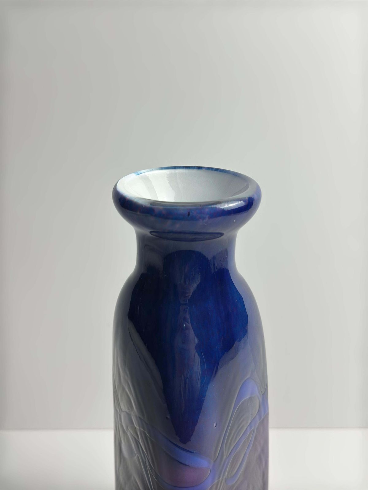 photo furniture Postmodern Art Glass Vase By Colin Terris For Caithness, Scotland, 1990s