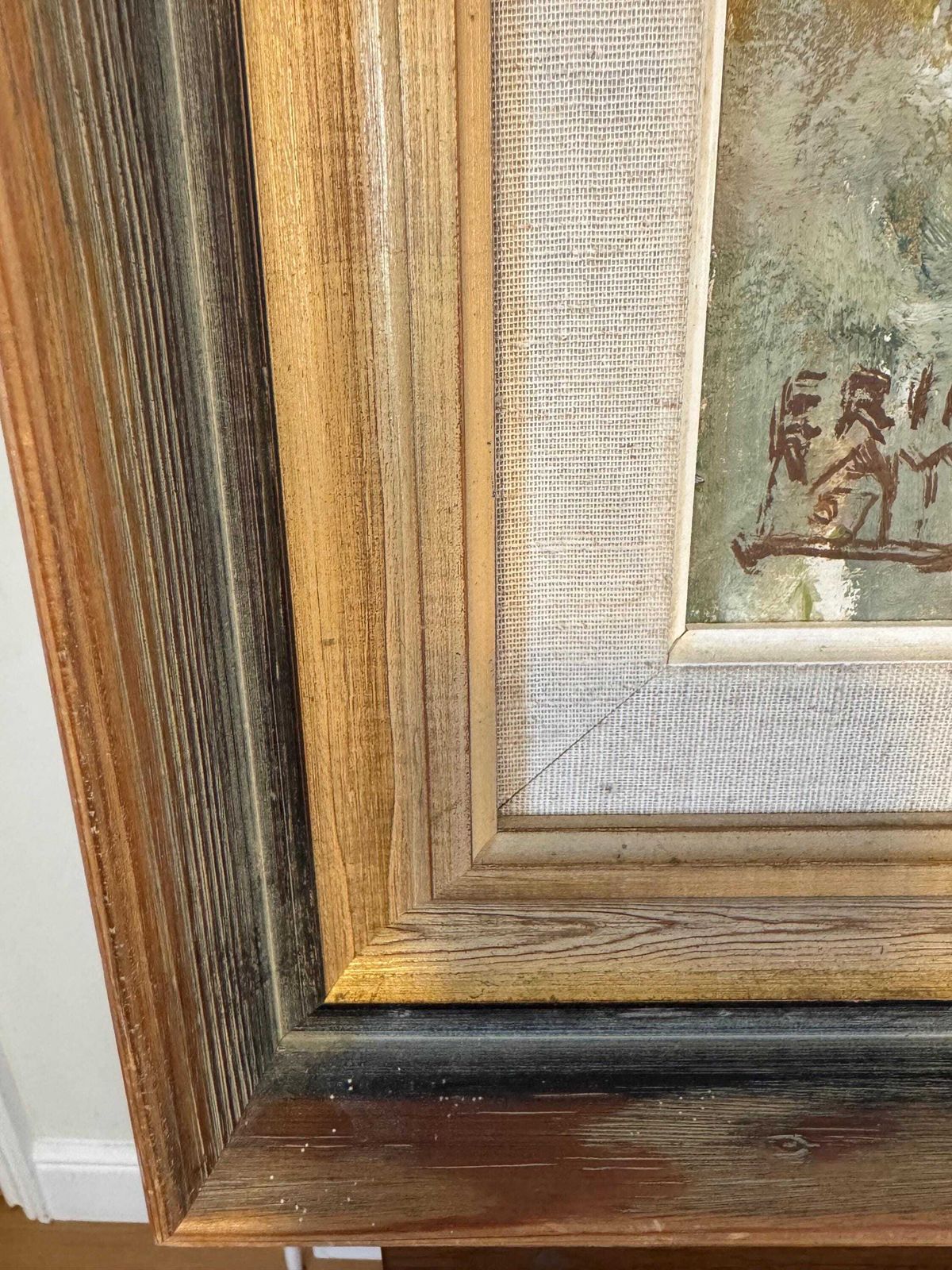 photo for sale Vintage Painting By Erich Albert Lamm ( 1880 1959)