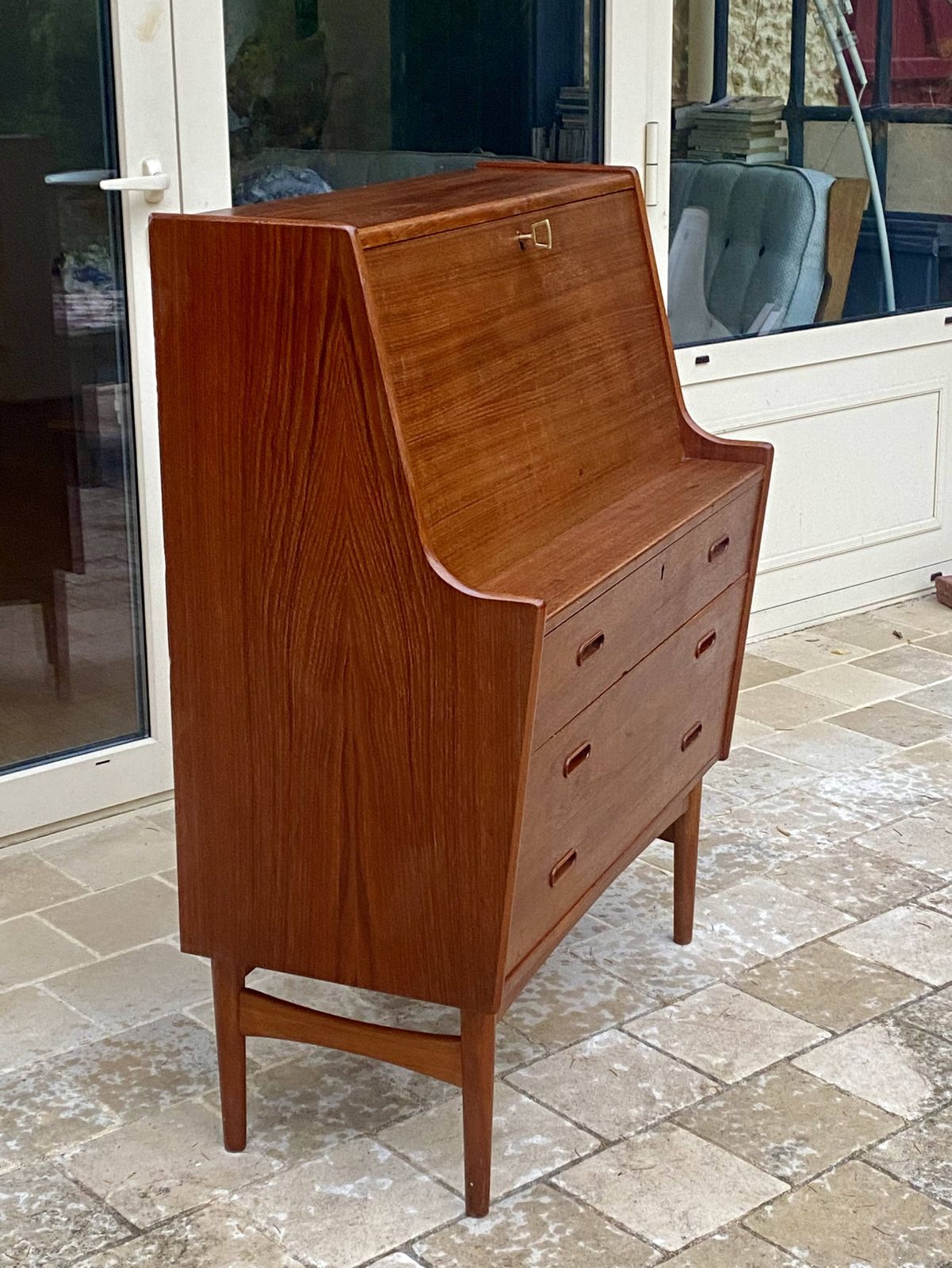 Danish Secretary/Desk Model 37 By Arne Wahl Iversen For Vinde Møbe photo for sale