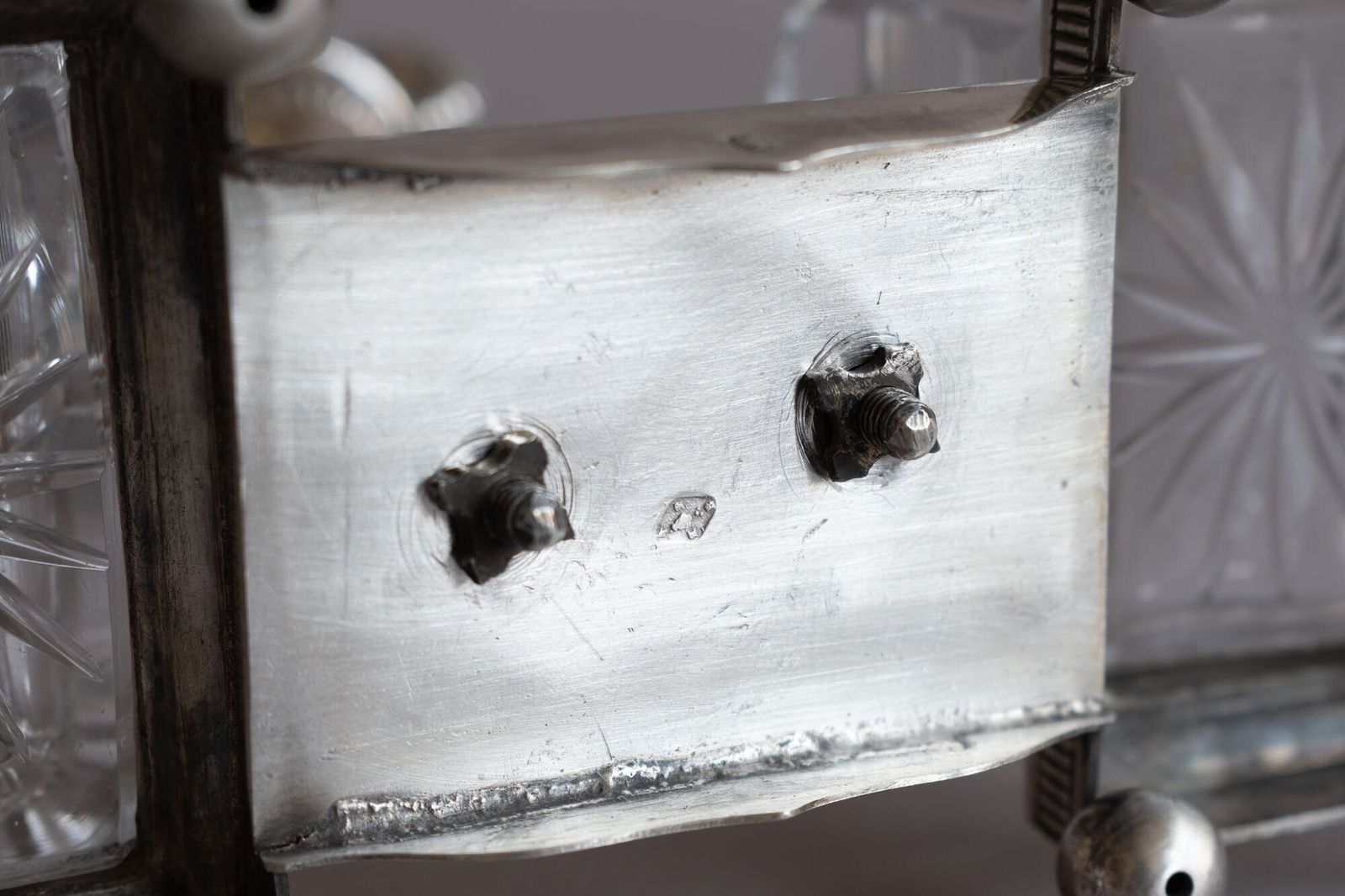 Pair Of Open Salts, 1800s, Silver Plated photo buy