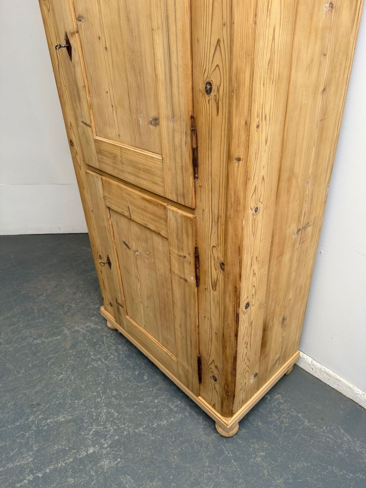 A Quality Georgian Pine Cupboard To Wax/Paint photo buy