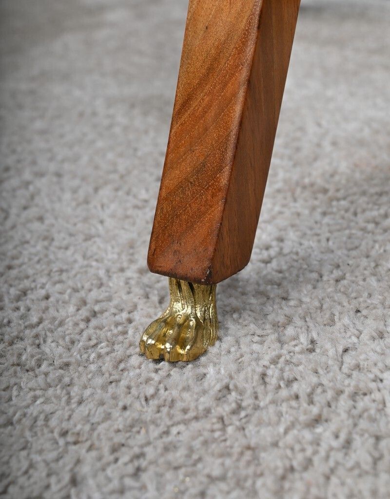 Furniture Cherrywood And Marble Pedestal Table, Restoration Period – Early 19th Century photo
