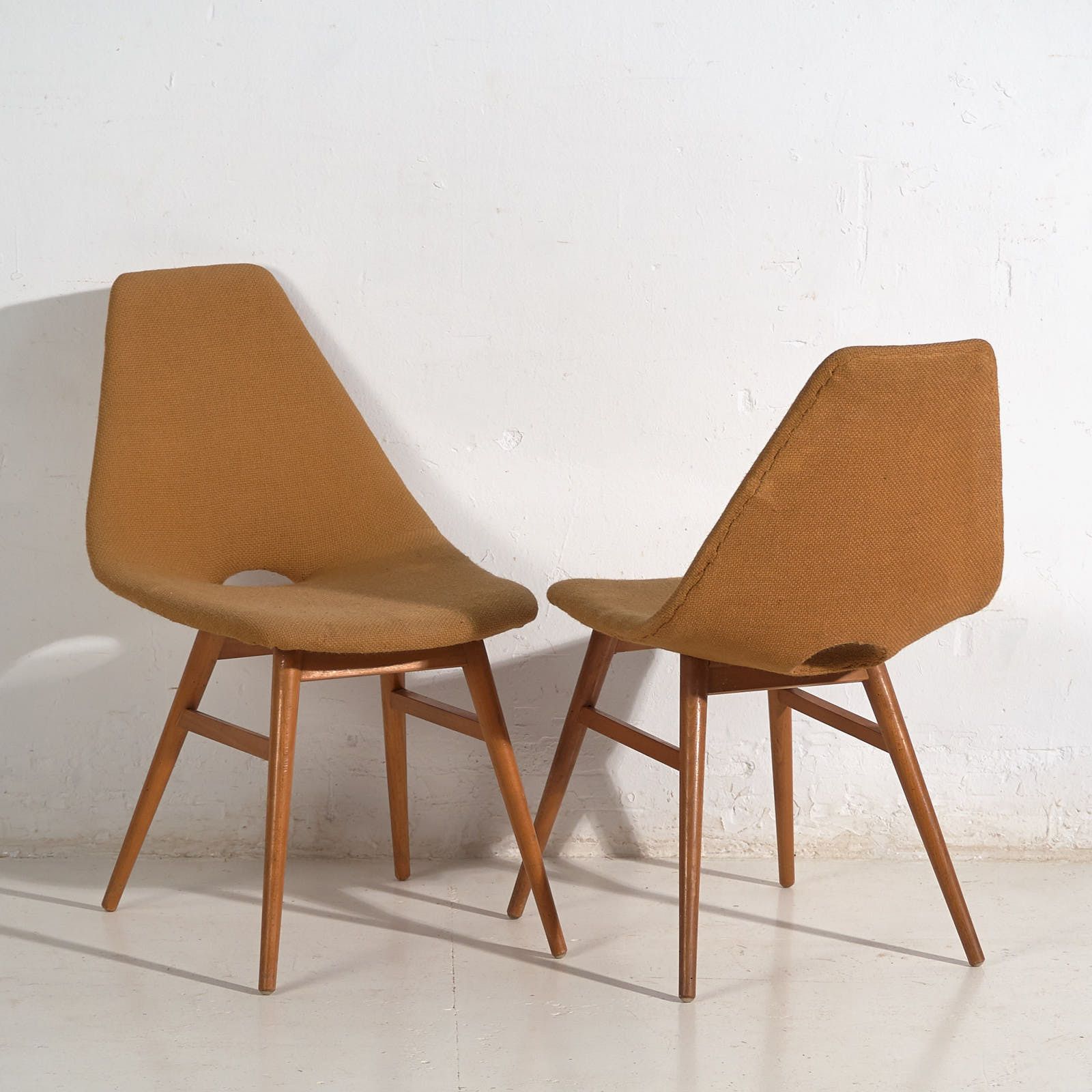 Decorative Vintage Chairs (C.1950). Set Of 2 Pieces photo vintage