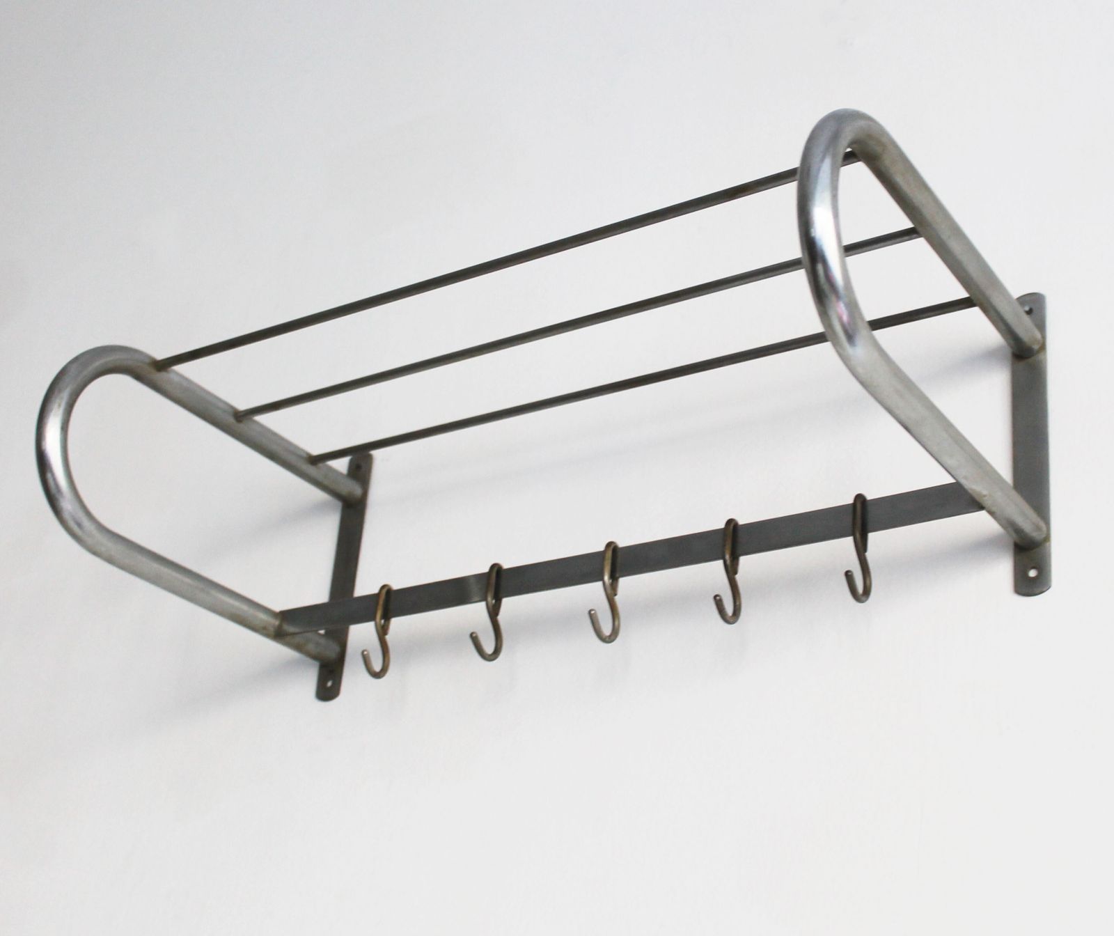 Modernist Tubular Steel Coat Hanger photo vinterior