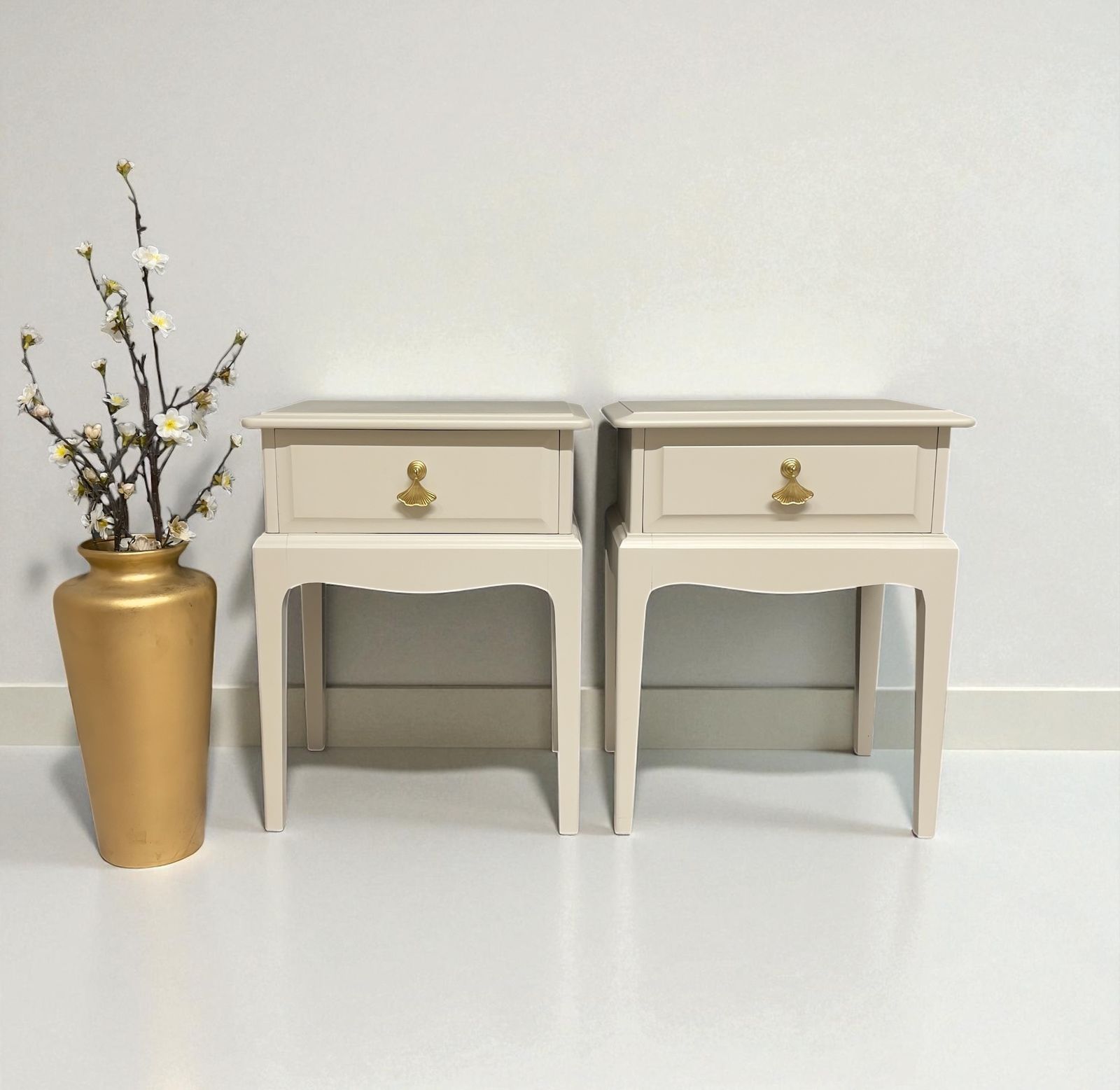 Stag Minstrel Leggy Bedside Cabinets Tables Vintage 1960