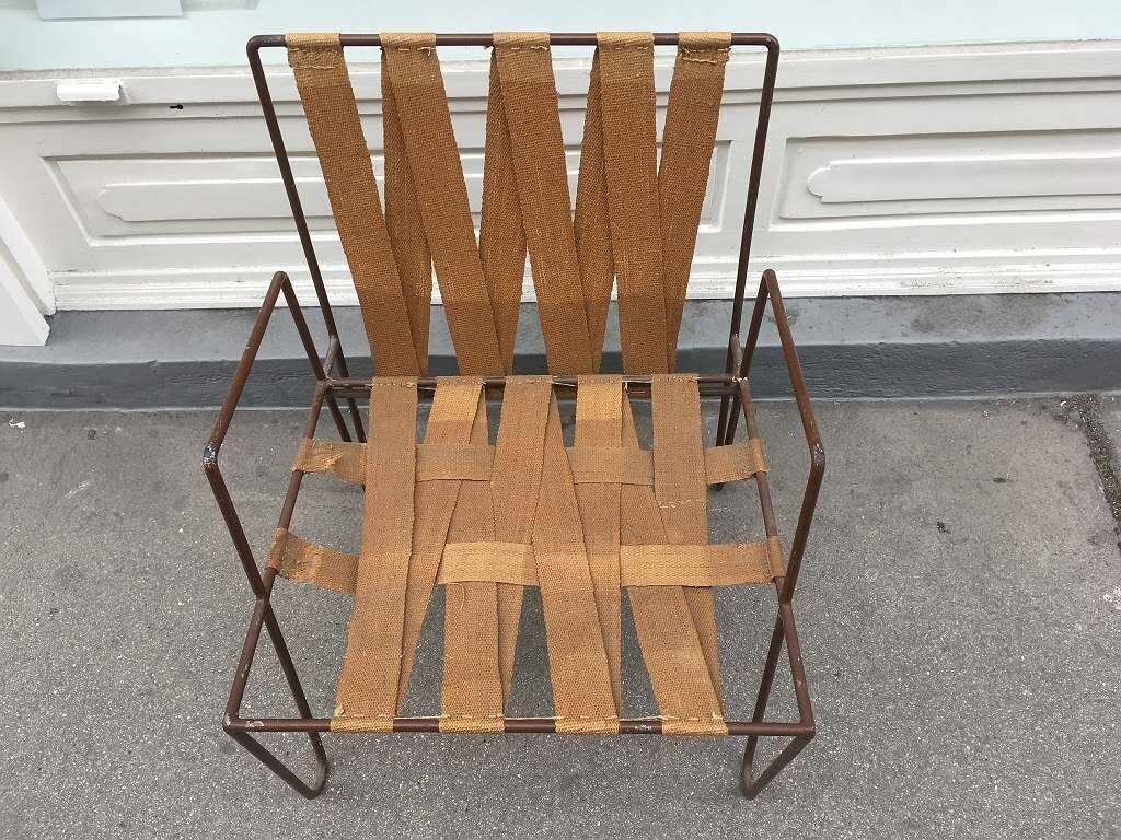 Sculptural Iron Chairs, 1930s, Set Of 3 photo Garden Furniture