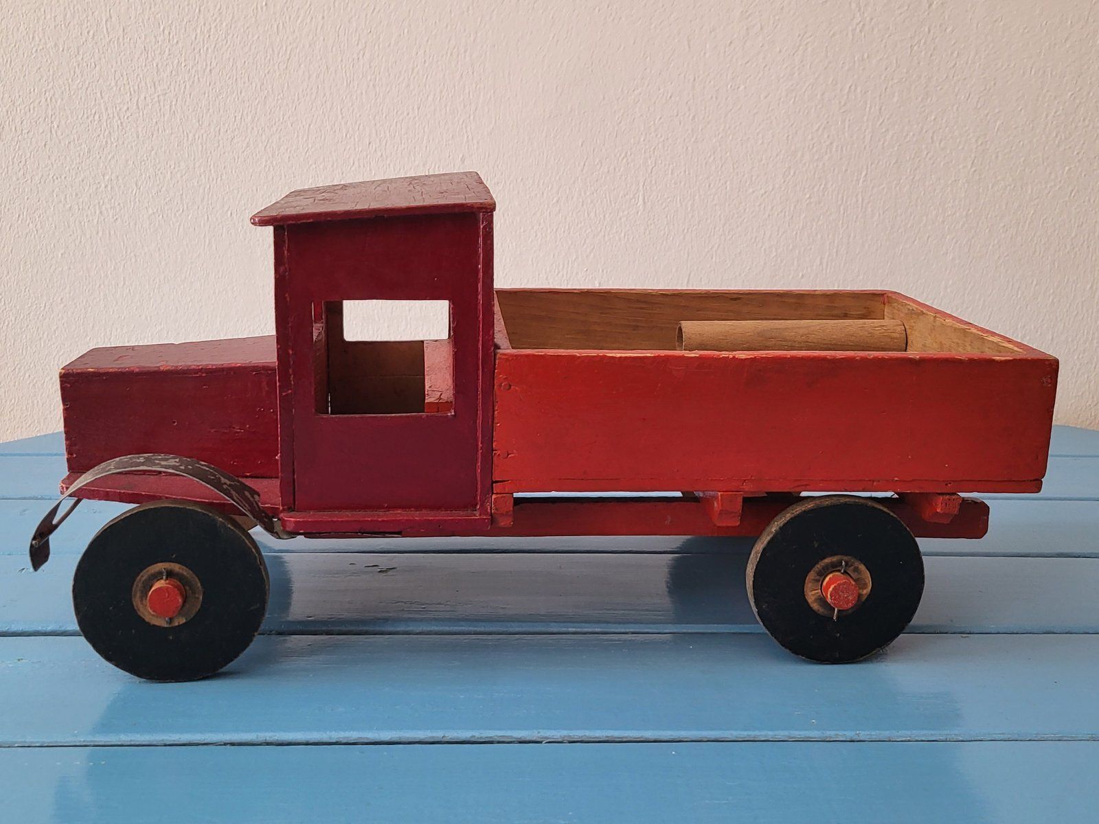 Antique Handmade Wooden Toy Truck, 1940s