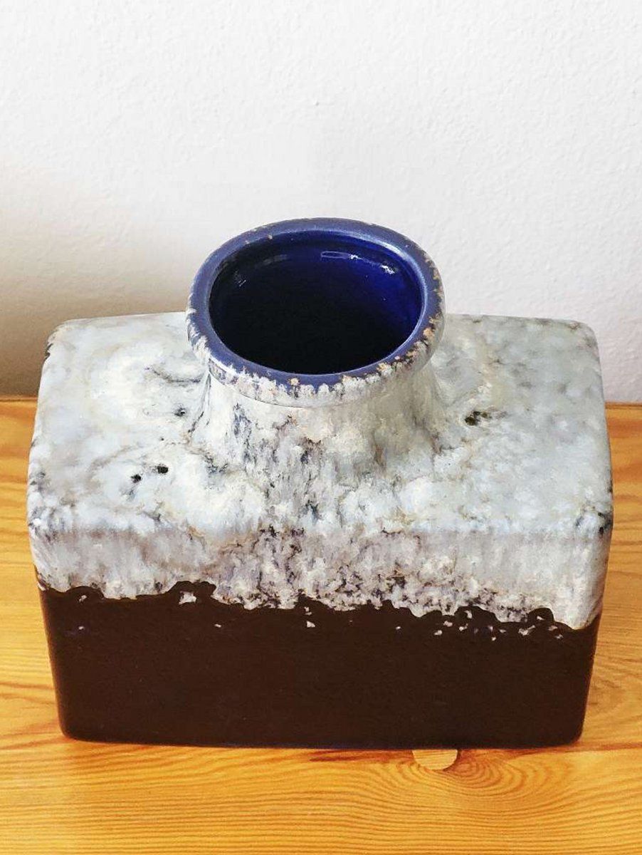 Mid Century Modern Fat Lava Vase From Scheurich Keramik, 1960s photo for sale