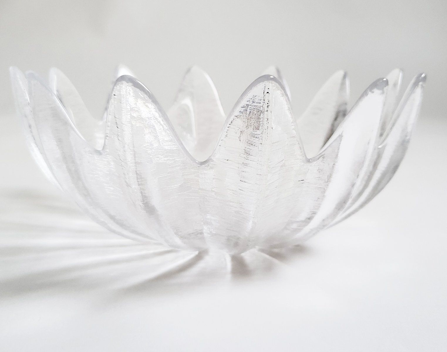 Star Shaped Crystal Glass Dessert Bowls By C. J. Riedel, Austria, 1970s, Set Of 6 photo Home Decor
