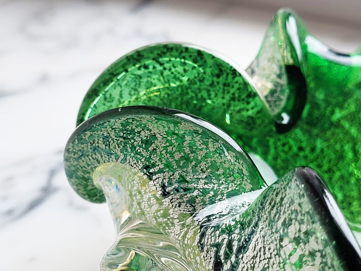Murano Glass Bowl Or Ashtray Attributed To Barovier And Toso, Italy, 1950s photo for sale