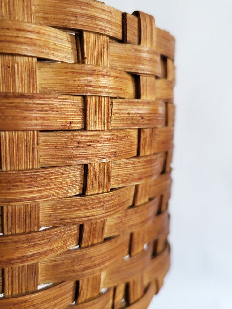 Mid Century Modern Danish Rattan Pendant, 1960s photo 1590.0